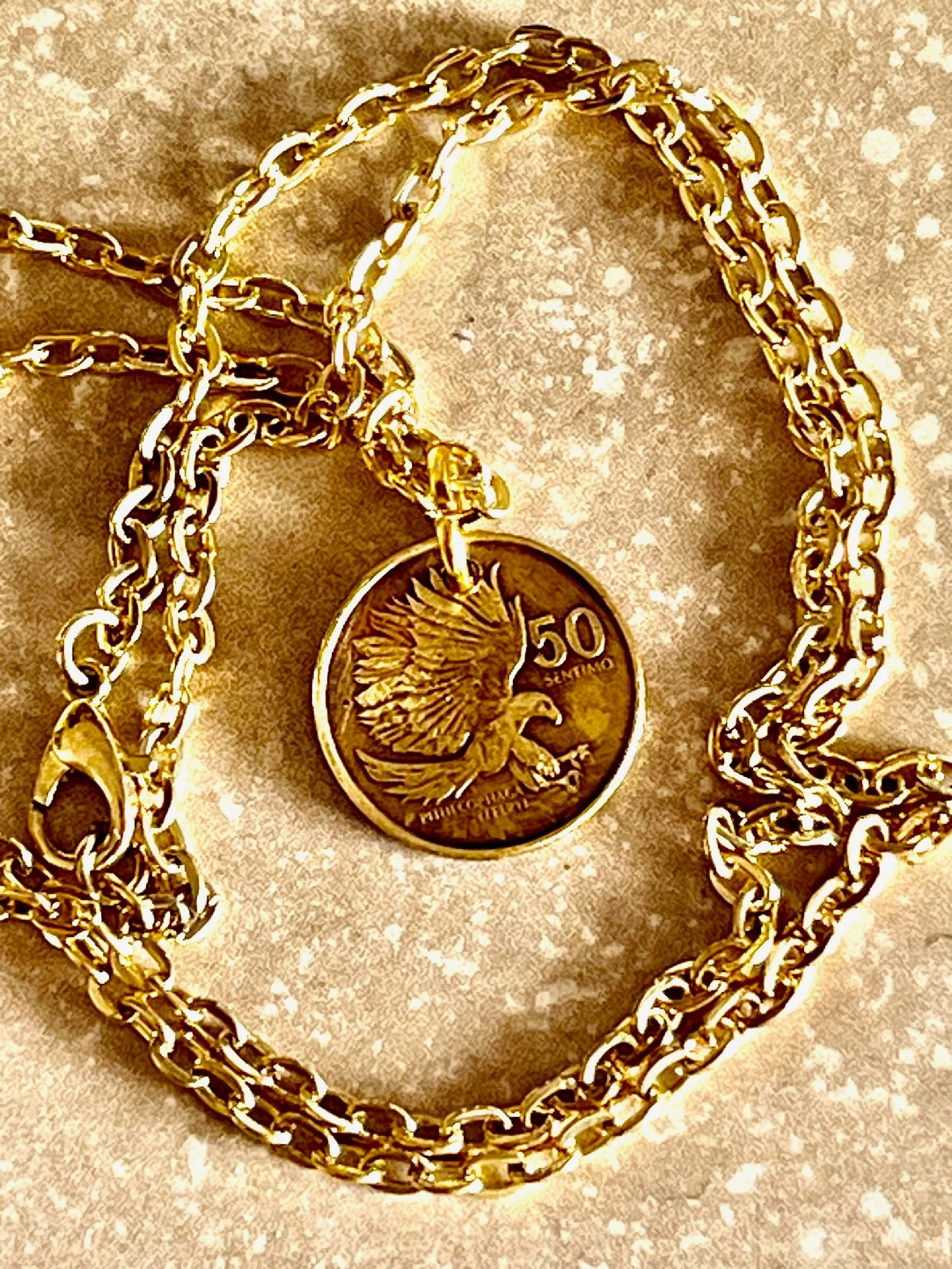 Philippines Coin Pendant Necklace Pilipinas 50 Sentimo Personal Vintage Handmade Jewelry Gift Friend Charm For Him Her World Coin Collector