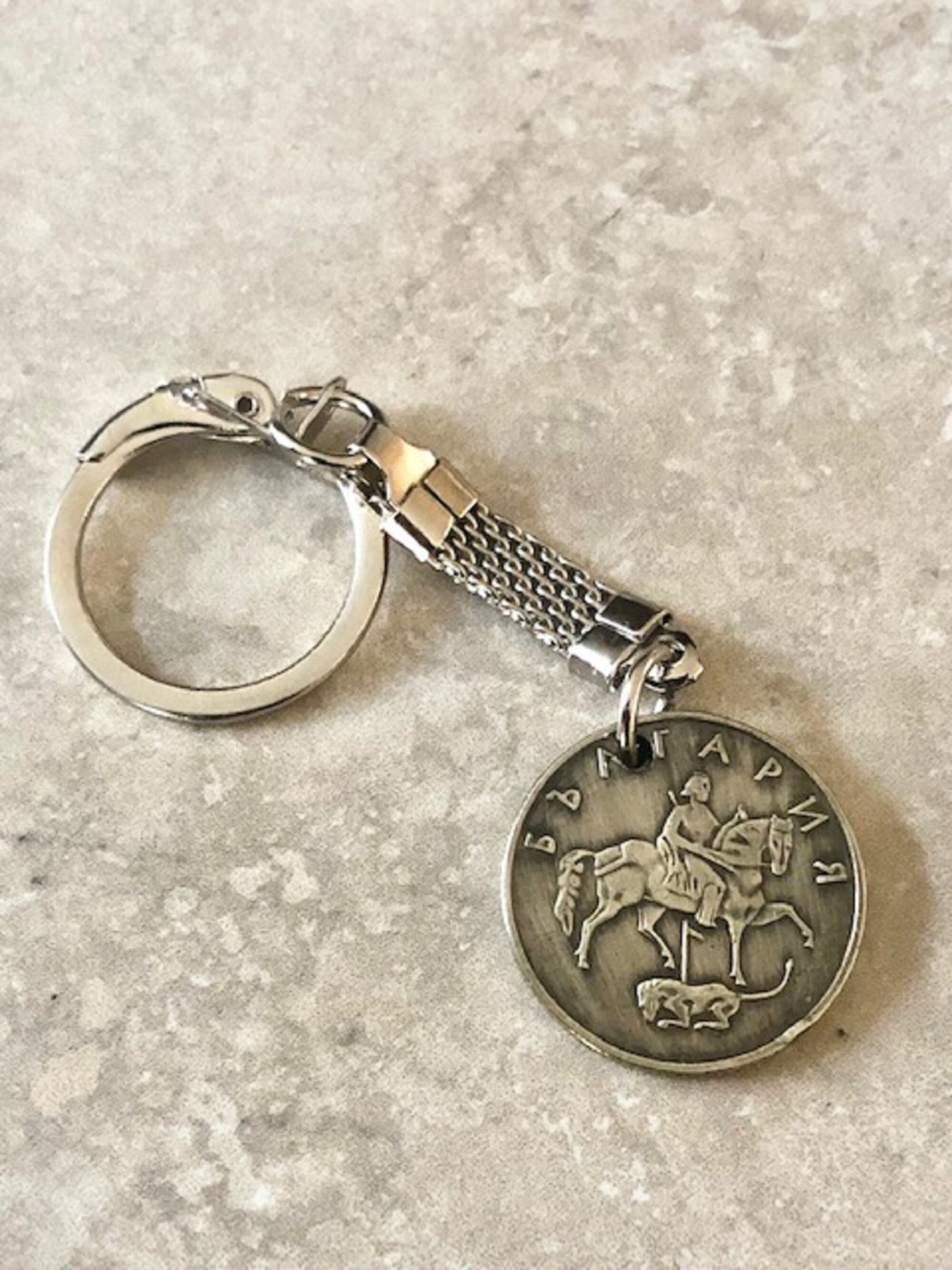 Bulgaria Coin Pendant 10 Stotinki Bulgarian Vintage Necklace Custom Made Rare Coins Coin Enthusiast Fashion Accessory Handmade