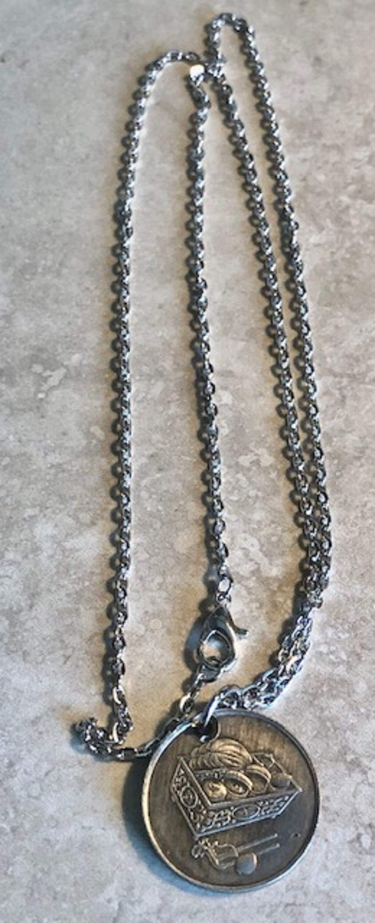 Malaysia Coin 20 Sen Pendant Necklace Custom Made Vintage Malaysian Jewelry Rare coins - Coin Enthusiast - Fashion Accessory