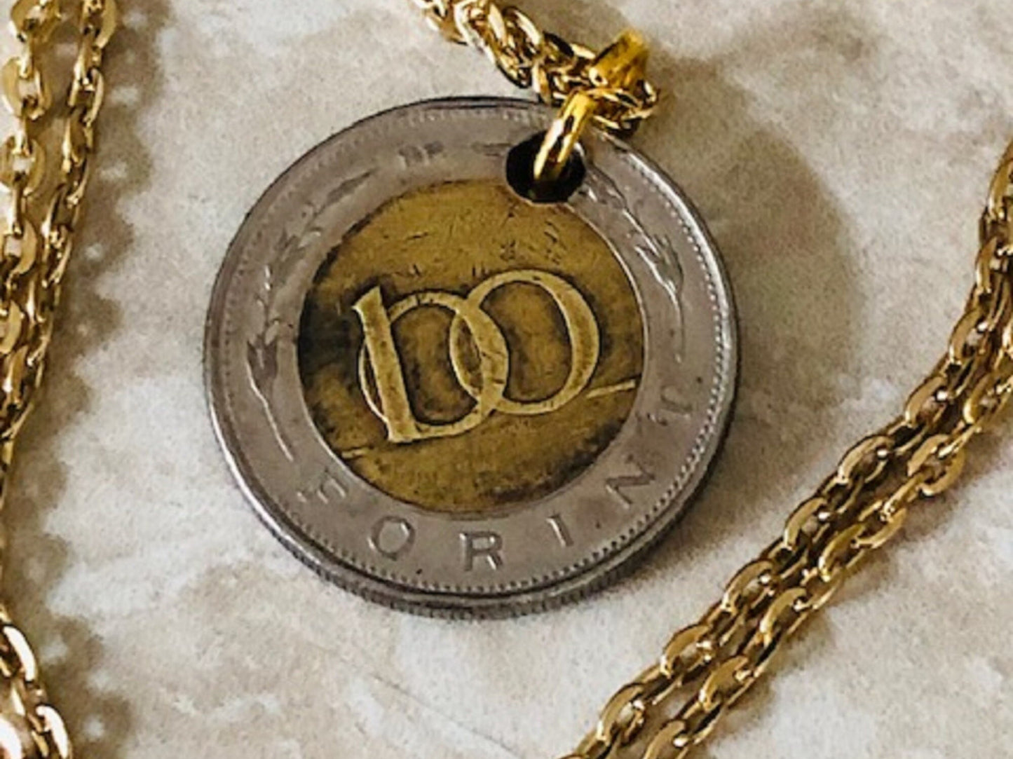 Hungary Coin Pendant Hungarian 100 Forint MAGYAR NÉPKÖZTÁRSASÁG Custom Made Vintage and Rare coins - Coin Enthusiast