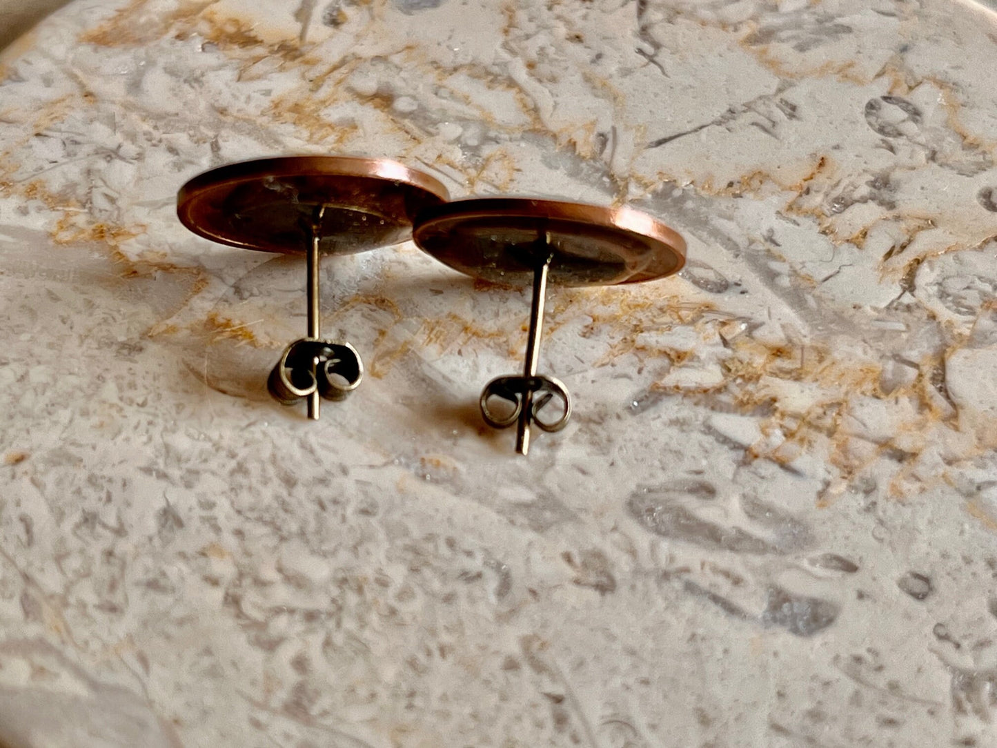 Switzerland Rappen Coin Stud Earrings Set Swiss Francs Custom Made Rare Coins Coin Enthusiast Fashion Accessory Handmade