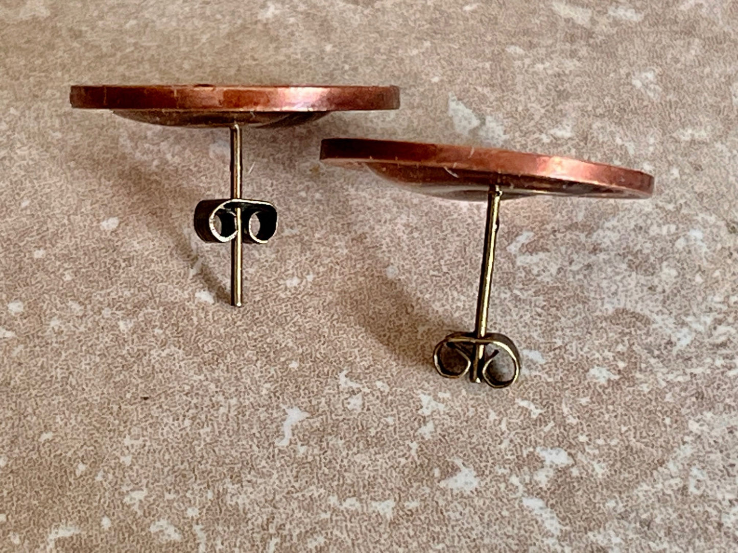 British 1 Farthing Coin Stud Earrings Personal Necklace Old Vintage Handmade Jewelry Gift Friend Charm For Him Her World Coin Collector