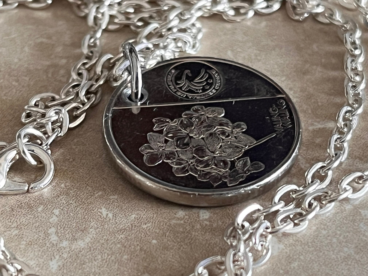 Philippines 1 Piso Coin Necklace Pendant Pilipinas Jewelry Personal Handmade Jewelry Gift Friend Charm For Him Her World Coin Collector