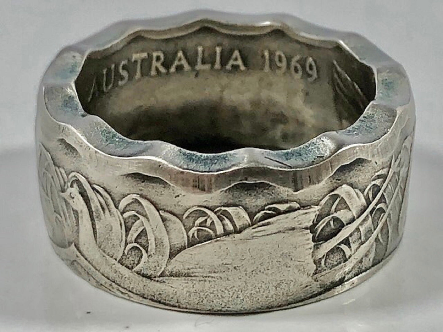 Australia Coin Ring 50 Cent Australian Ring Handmade Jewelry Gift Charm For Friend Coin Ring Gift For Him Her World Coins Collector