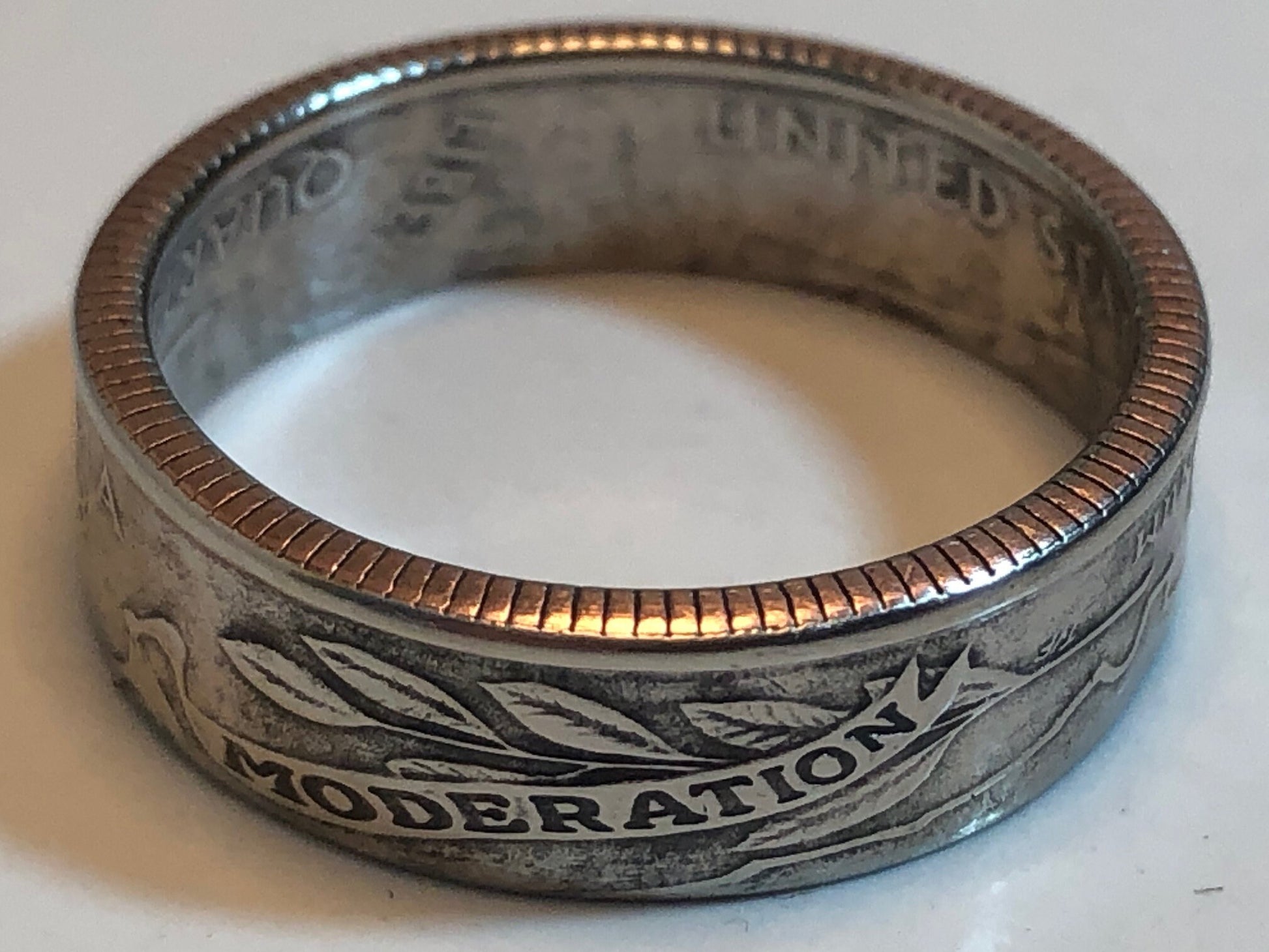 Georgia Ring State Quarter Coin Ring Hand Made
