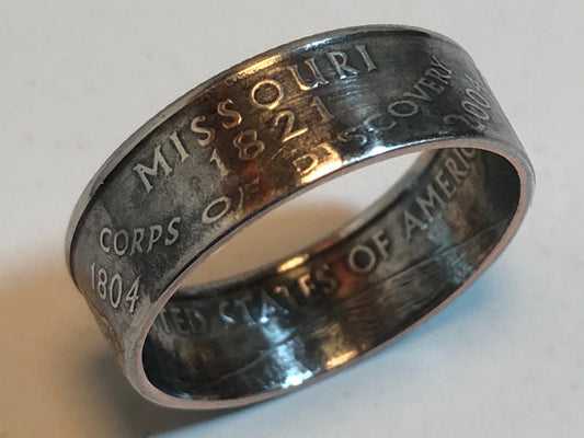 Missouri Ring State Quarter Coin Ring Hand Made