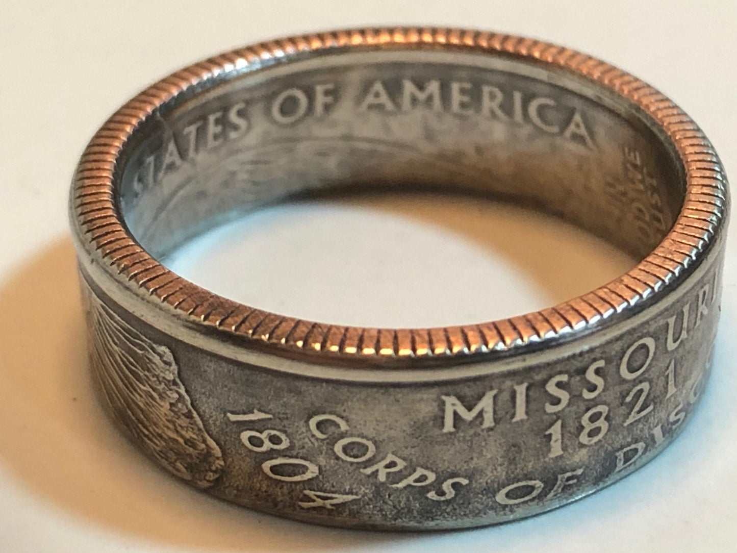Missouri Ring State Quarter Coin Ring Hand Made
