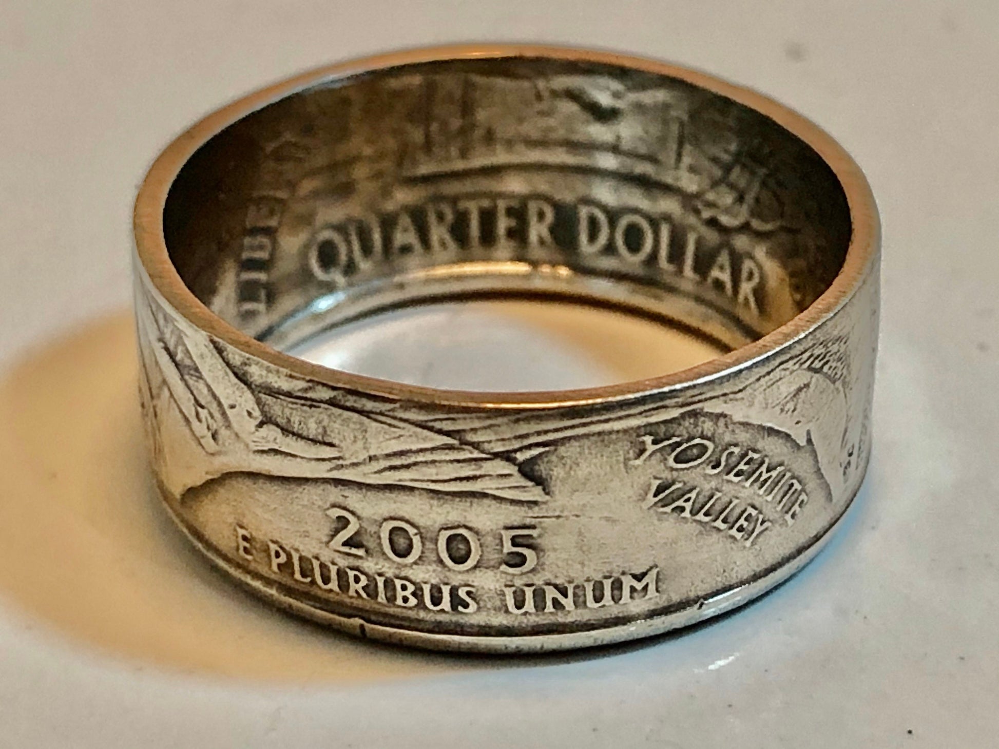 California Ring State Quarter Coin Ring Hand Made
