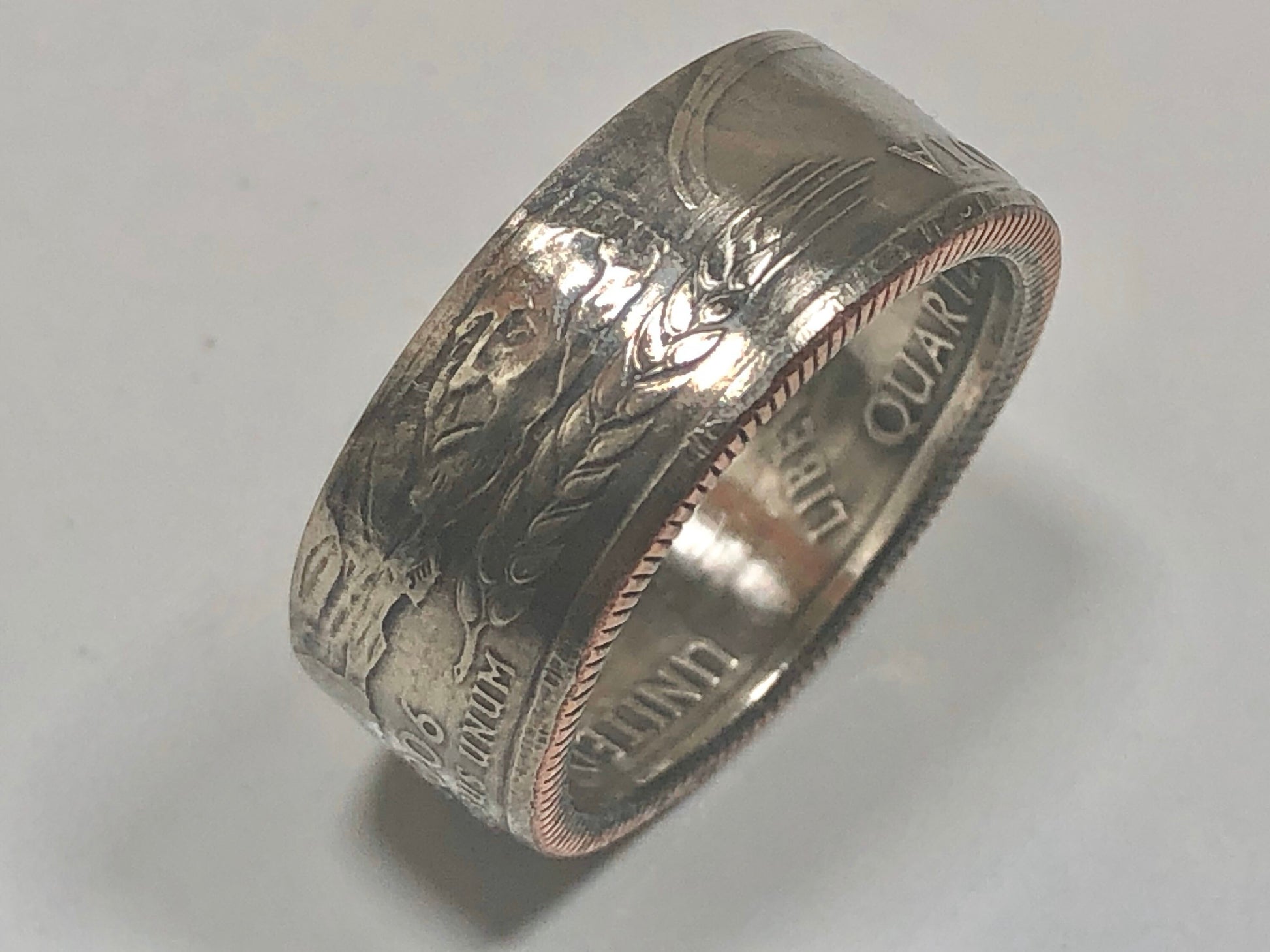 South Dakota Ring State Quarter Coin Ring Hand Made