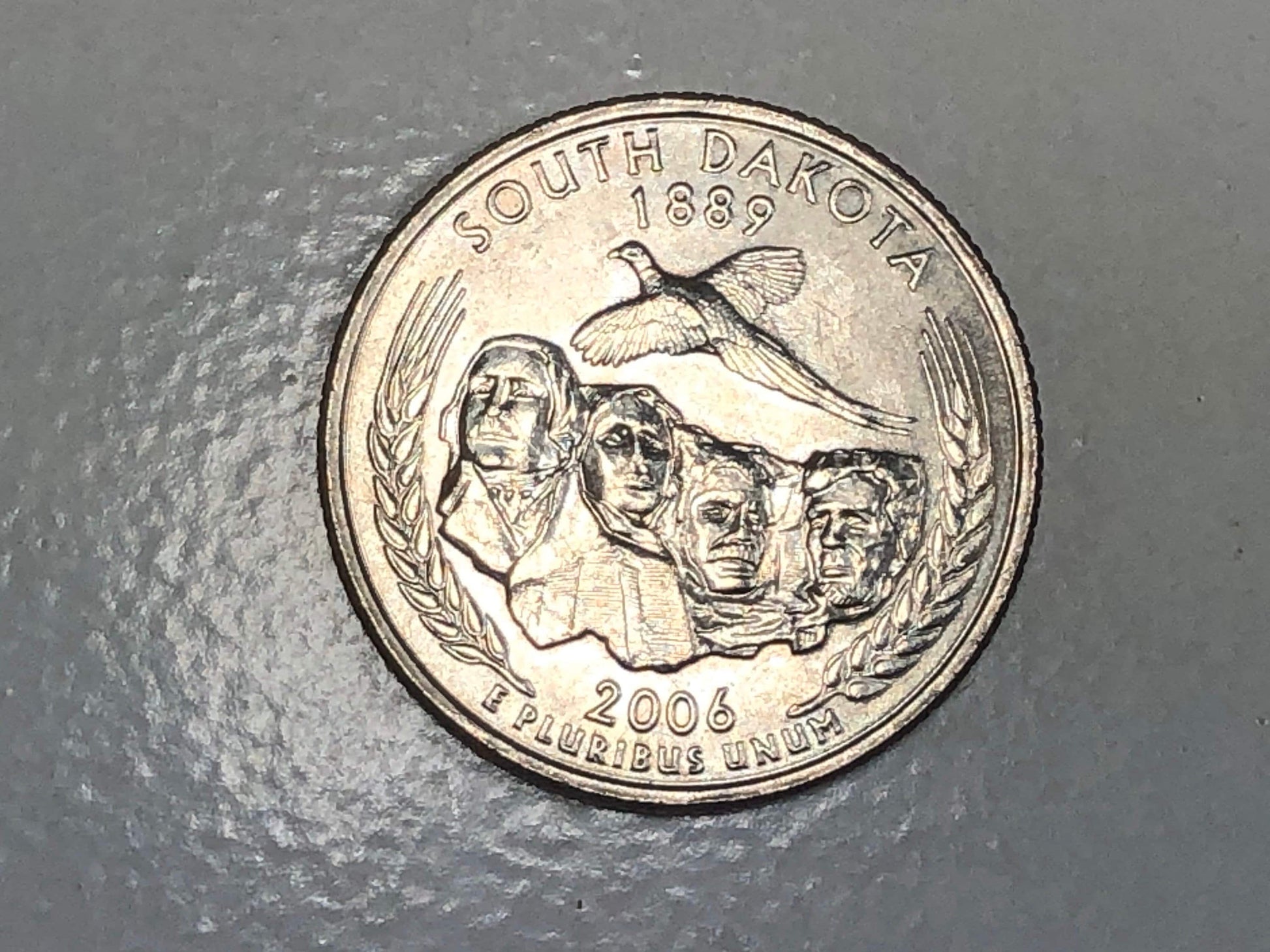 South Dakota Ring State Quarter Coin Ring Hand Made