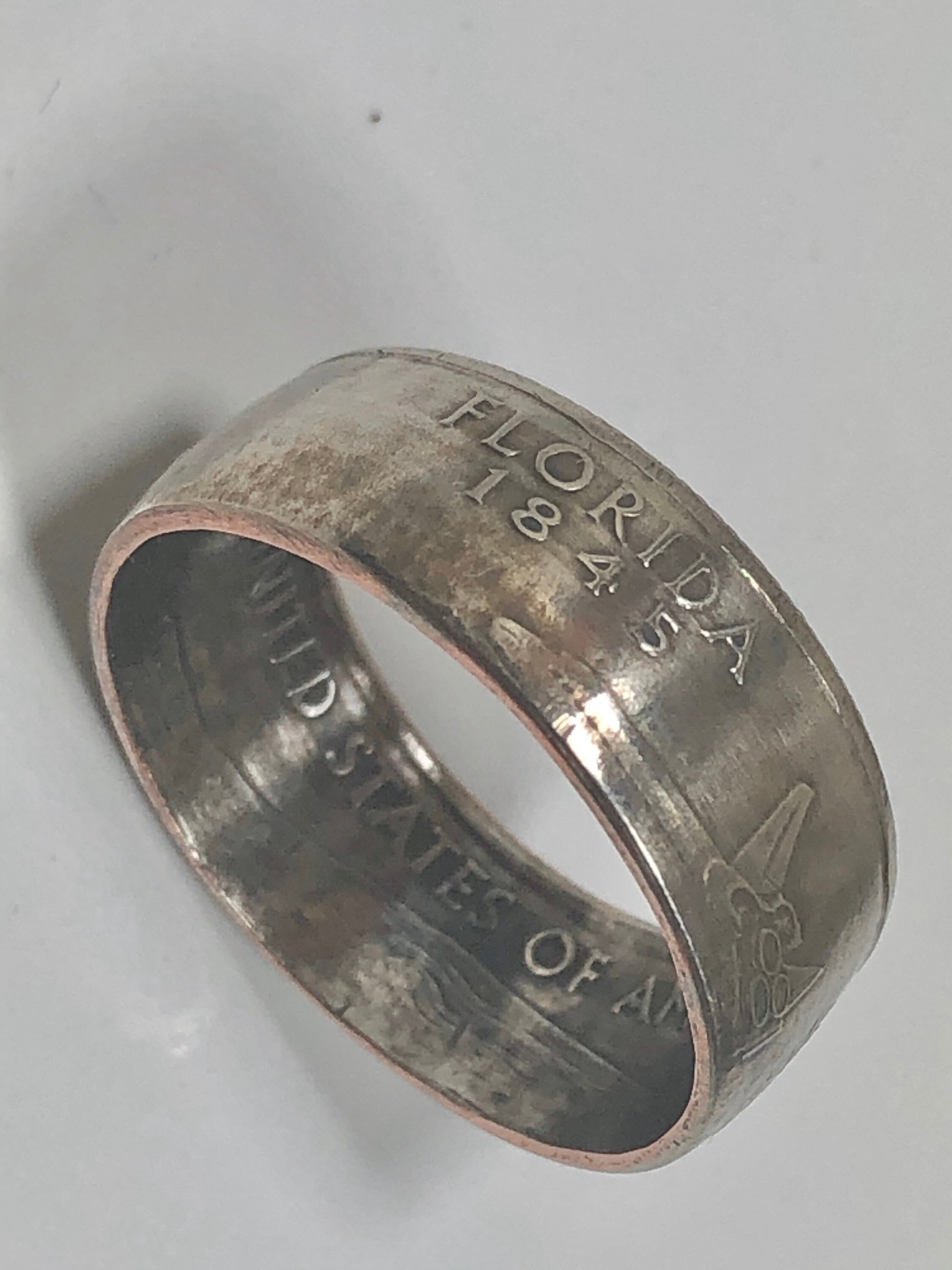 Florida Ring State Quarter Coin Ring Hand Made