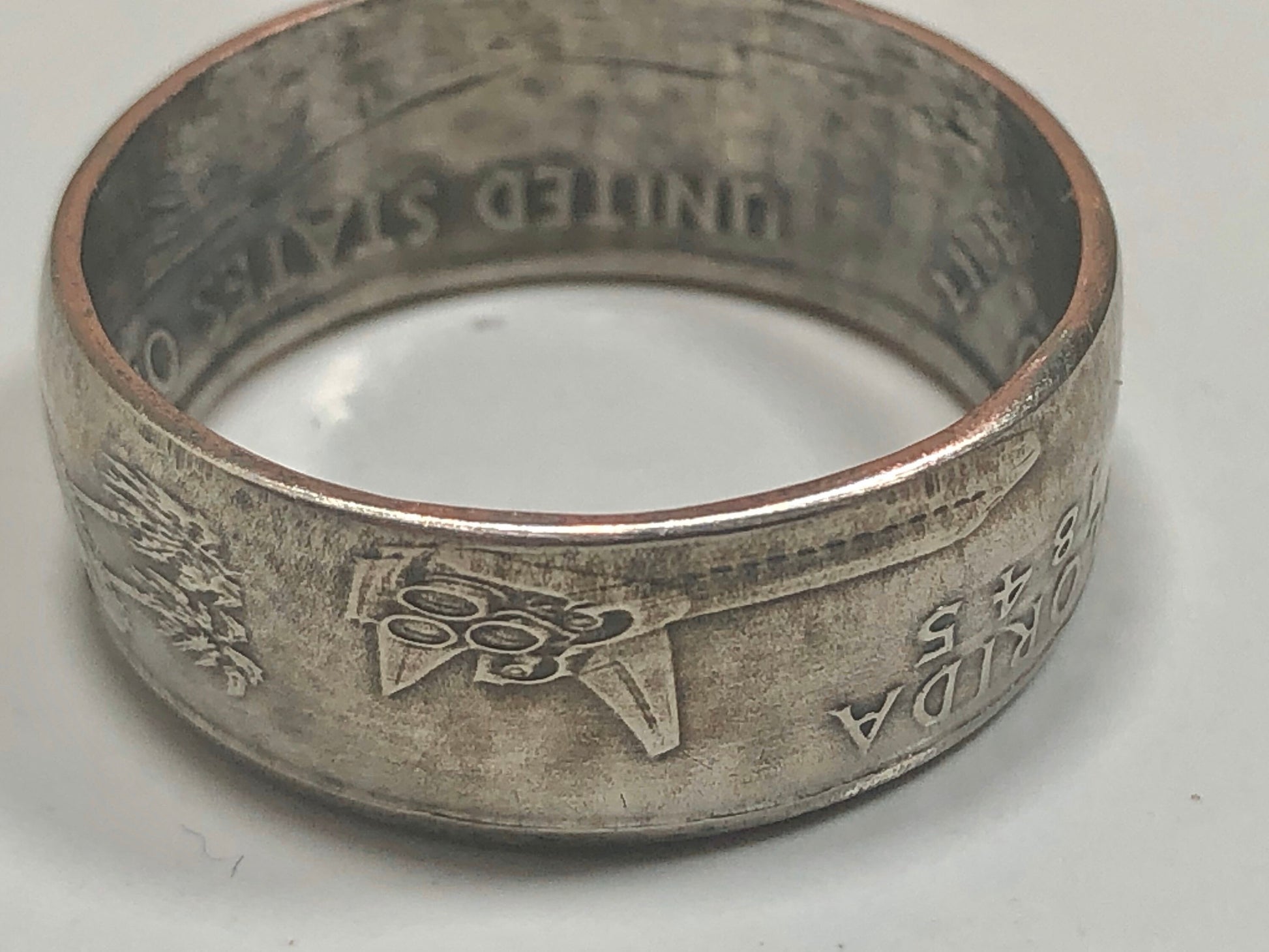 Florida Ring State Quarter Coin Ring Hand Made