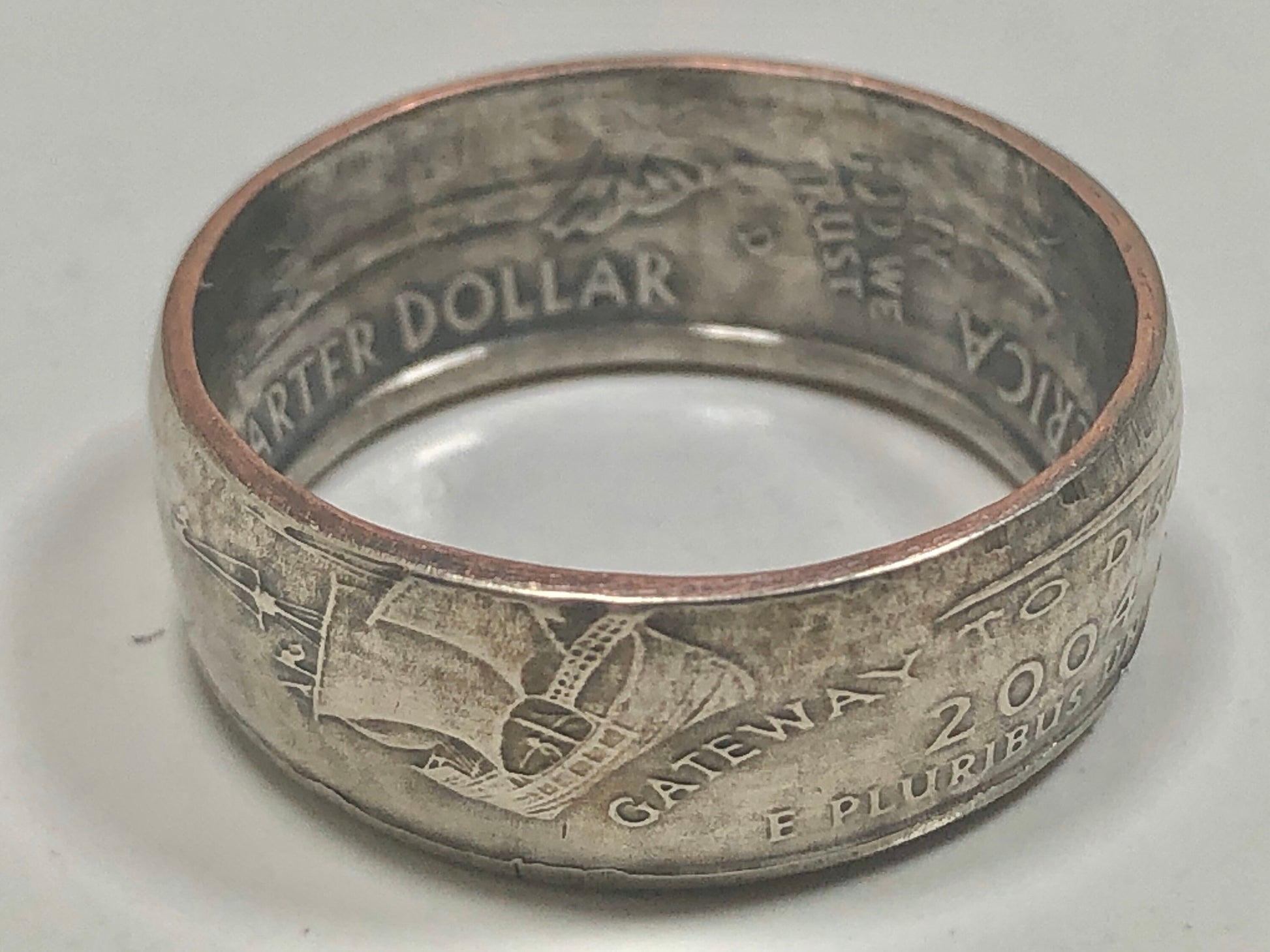 Florida Ring State Quarter Coin Ring Hand Made