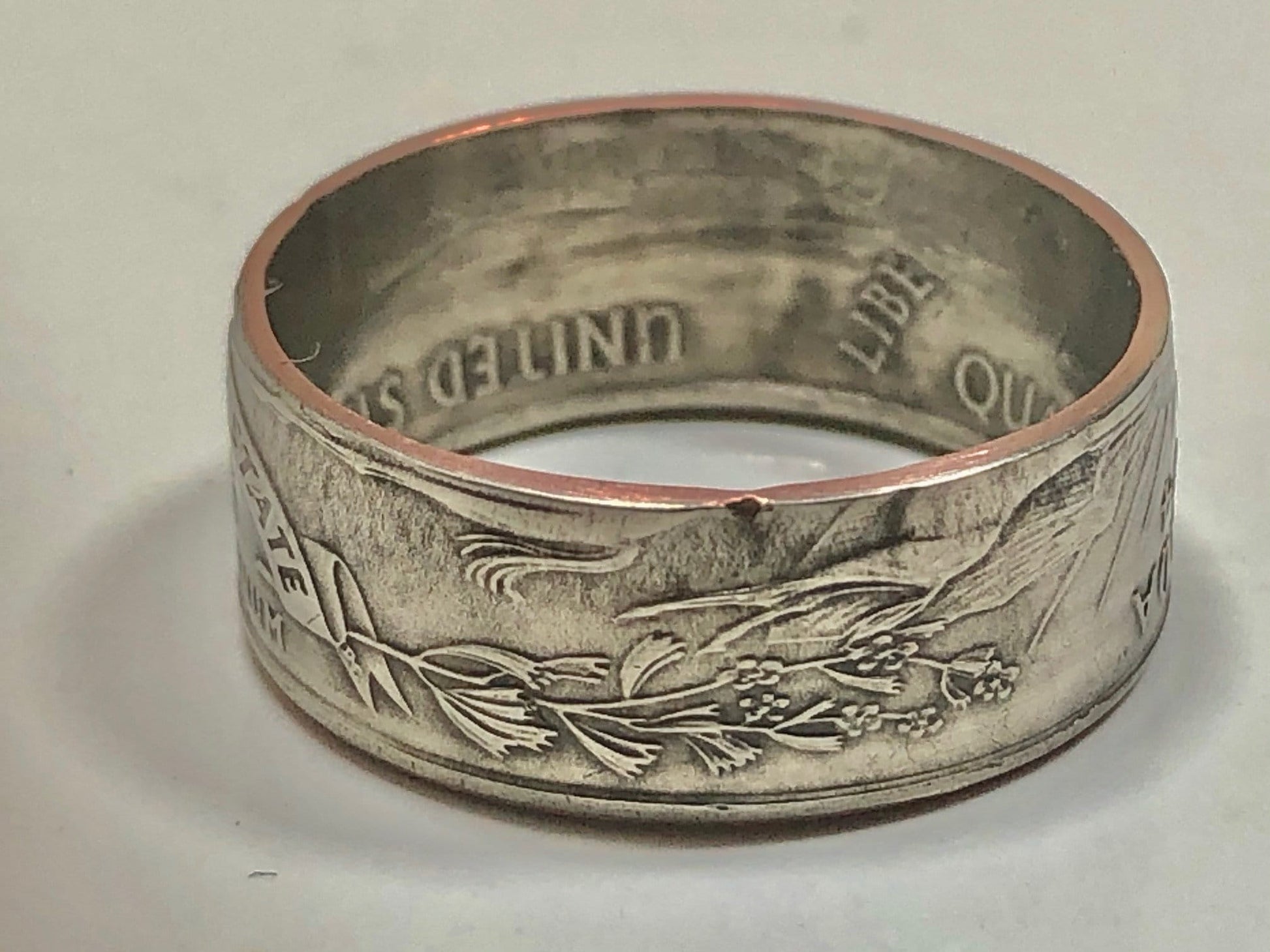 Nevada Ring State Quarter Coin Ring Hand Made