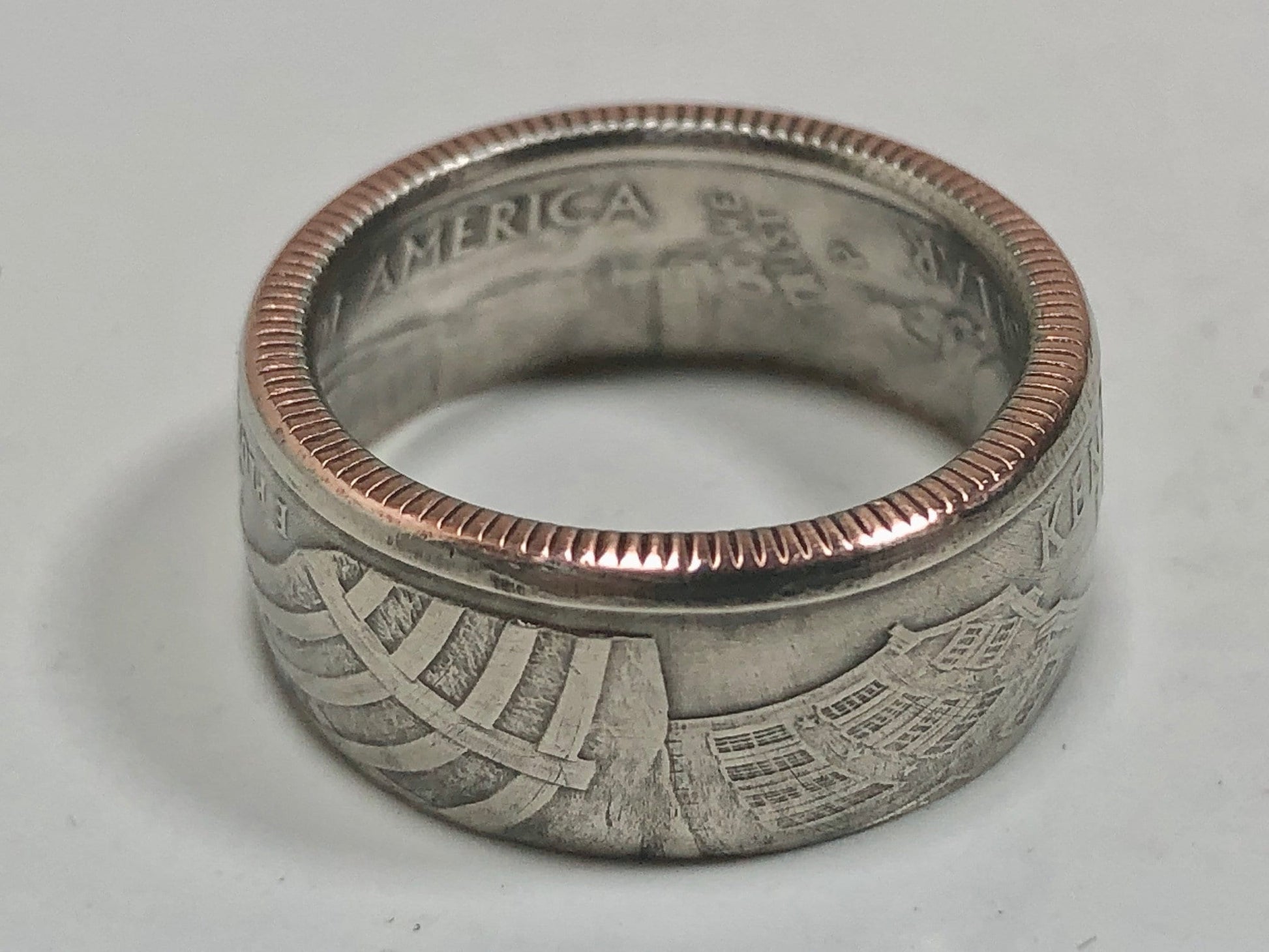 Kentucky Ring State Quarter Coin Ring Hand Made