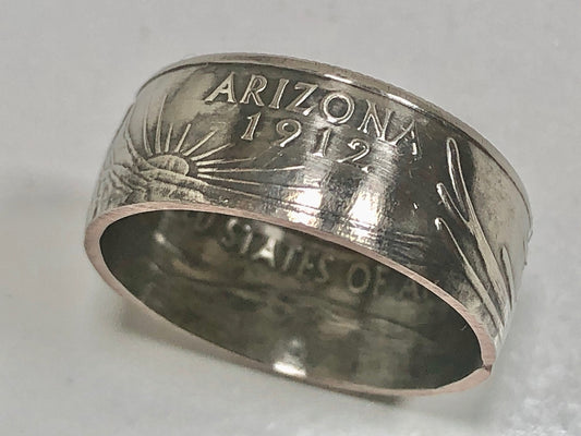 Arizona Ring State Quarter Coin Ring