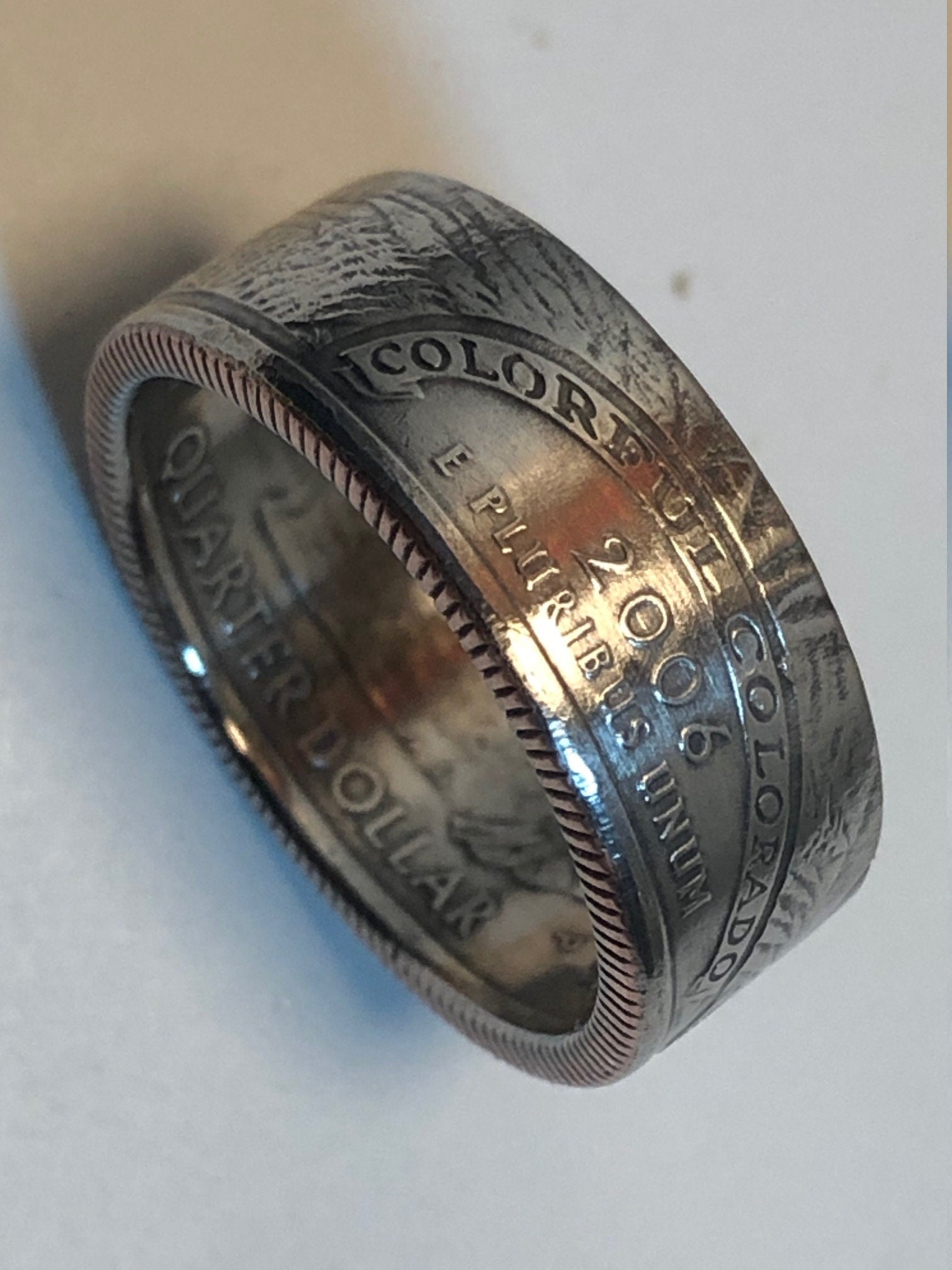 Colorado Ring State Quarter Coin Ring Hand Made