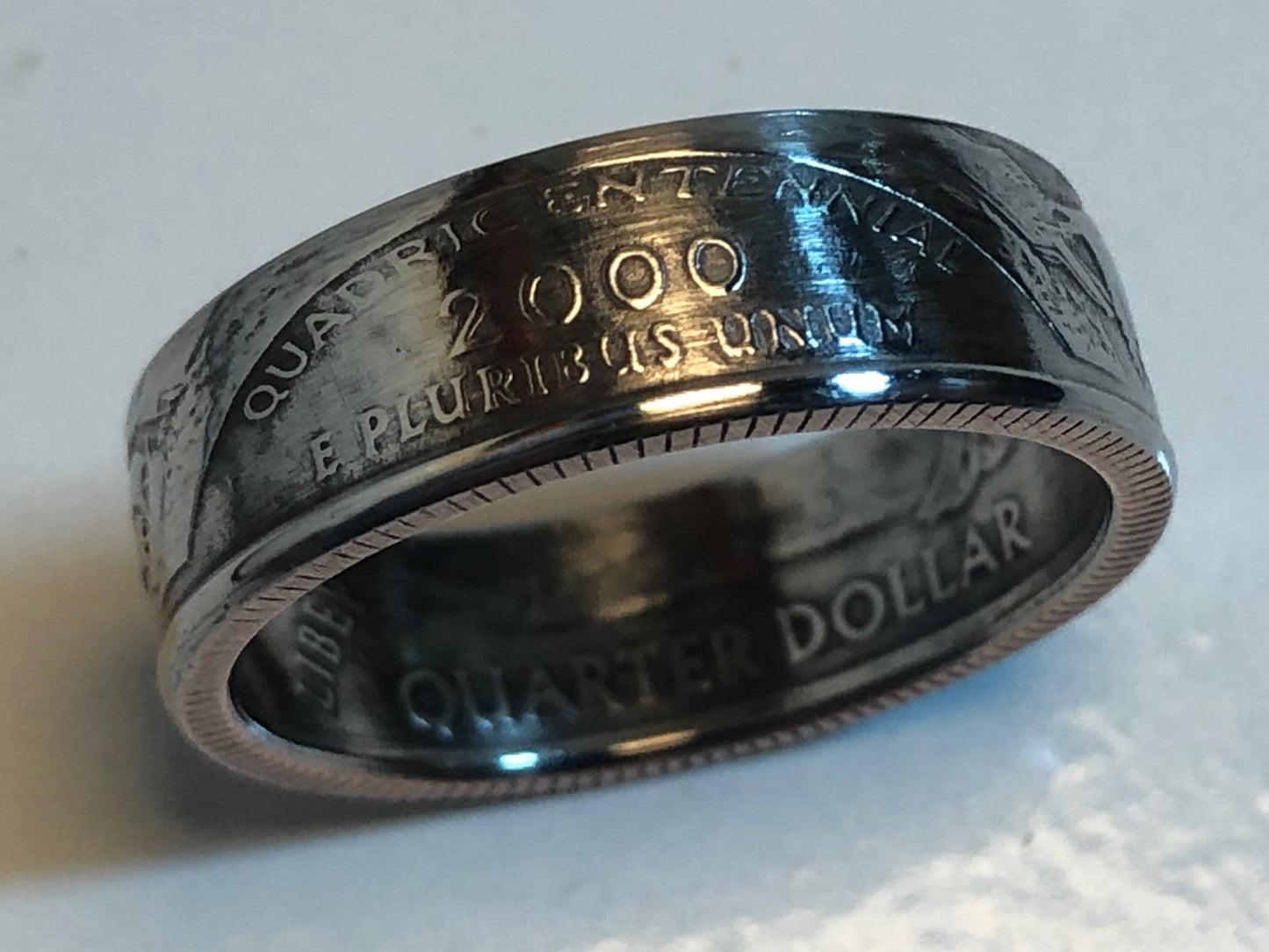 Virginia Ring State Quarter Coin Ring Hand Made
