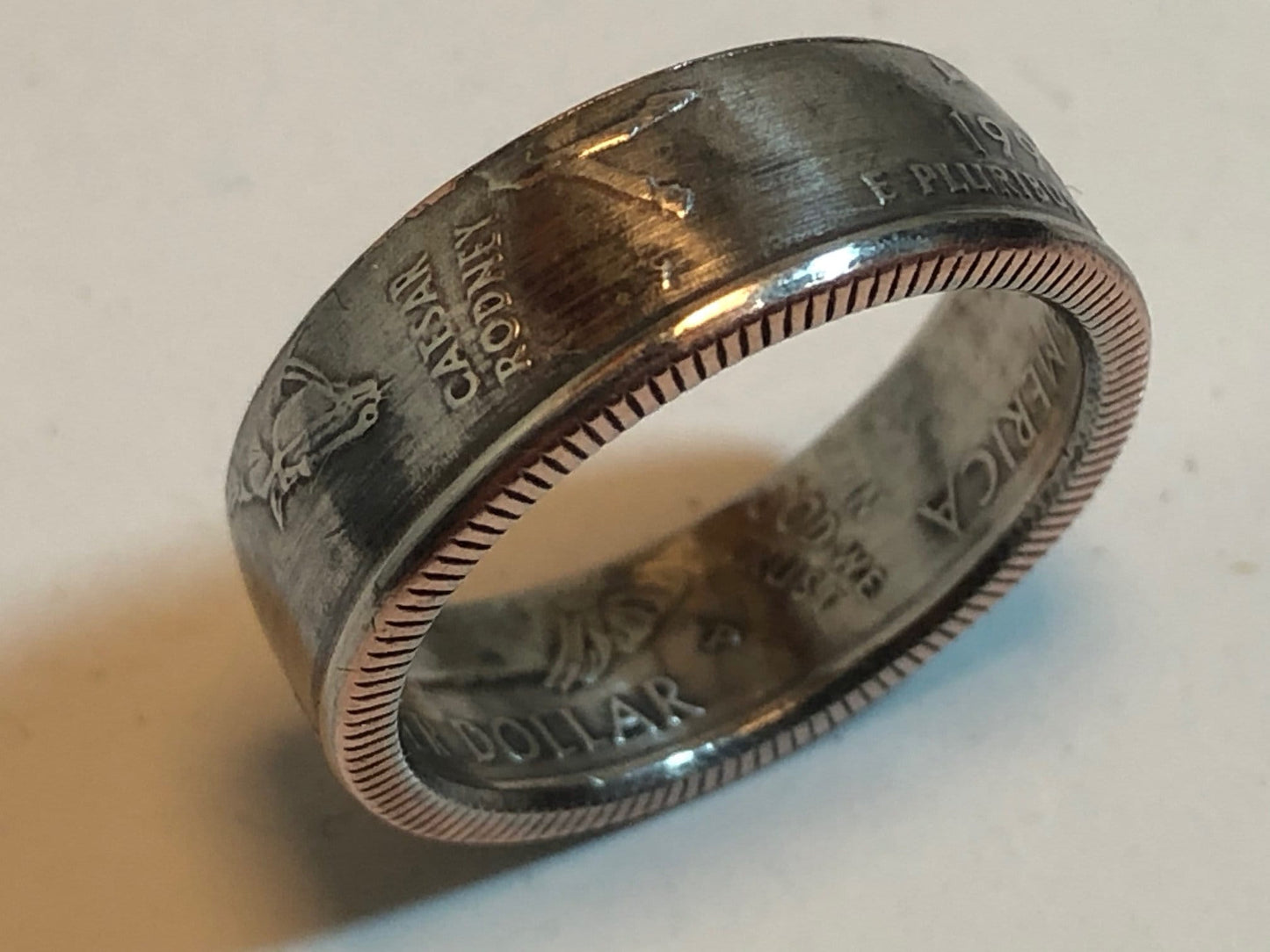 Delaware Ring State Quarter Coin Ring Hand Made