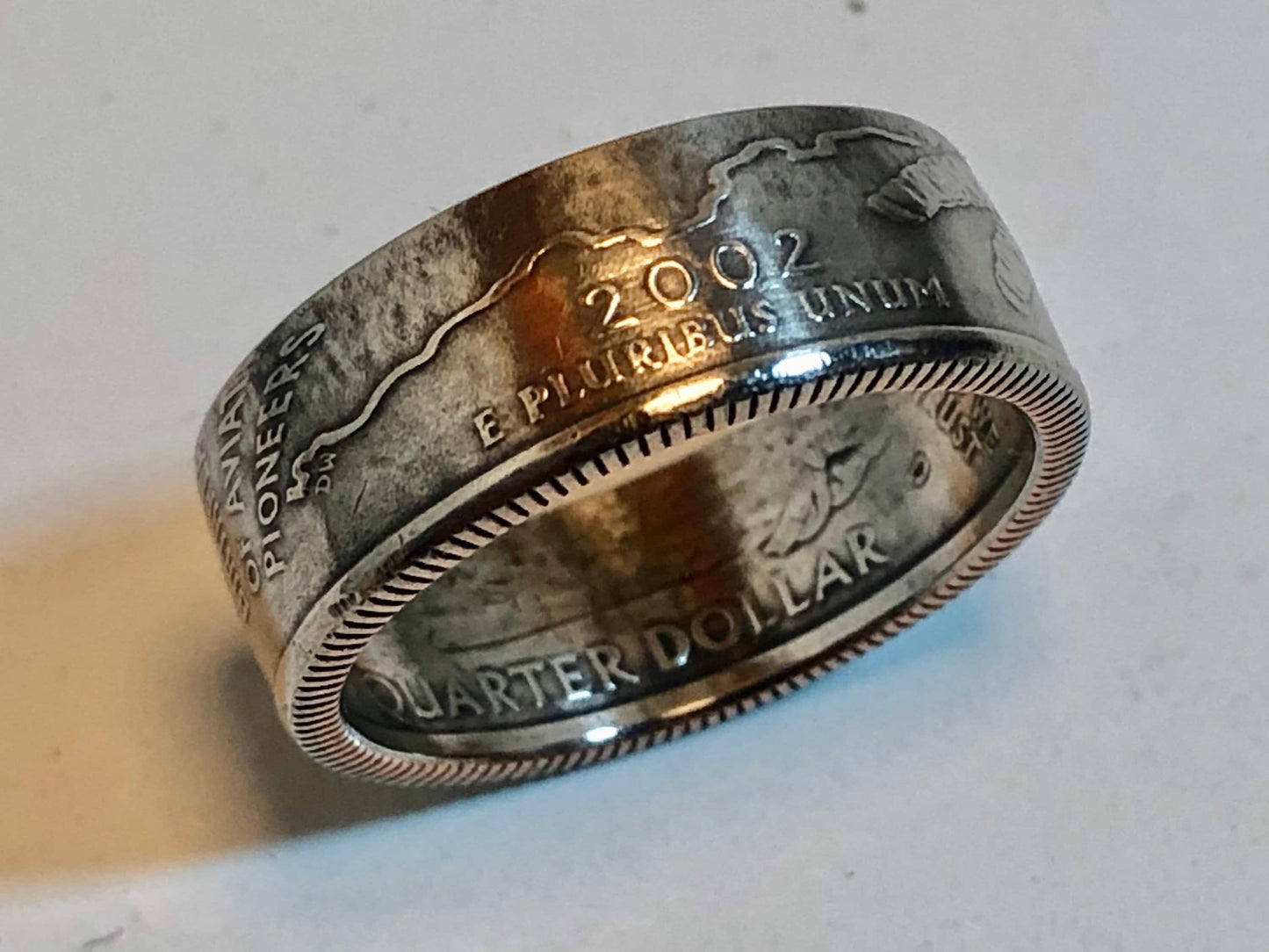 Ohio Ring State Quarter Coin Ring Hand Made