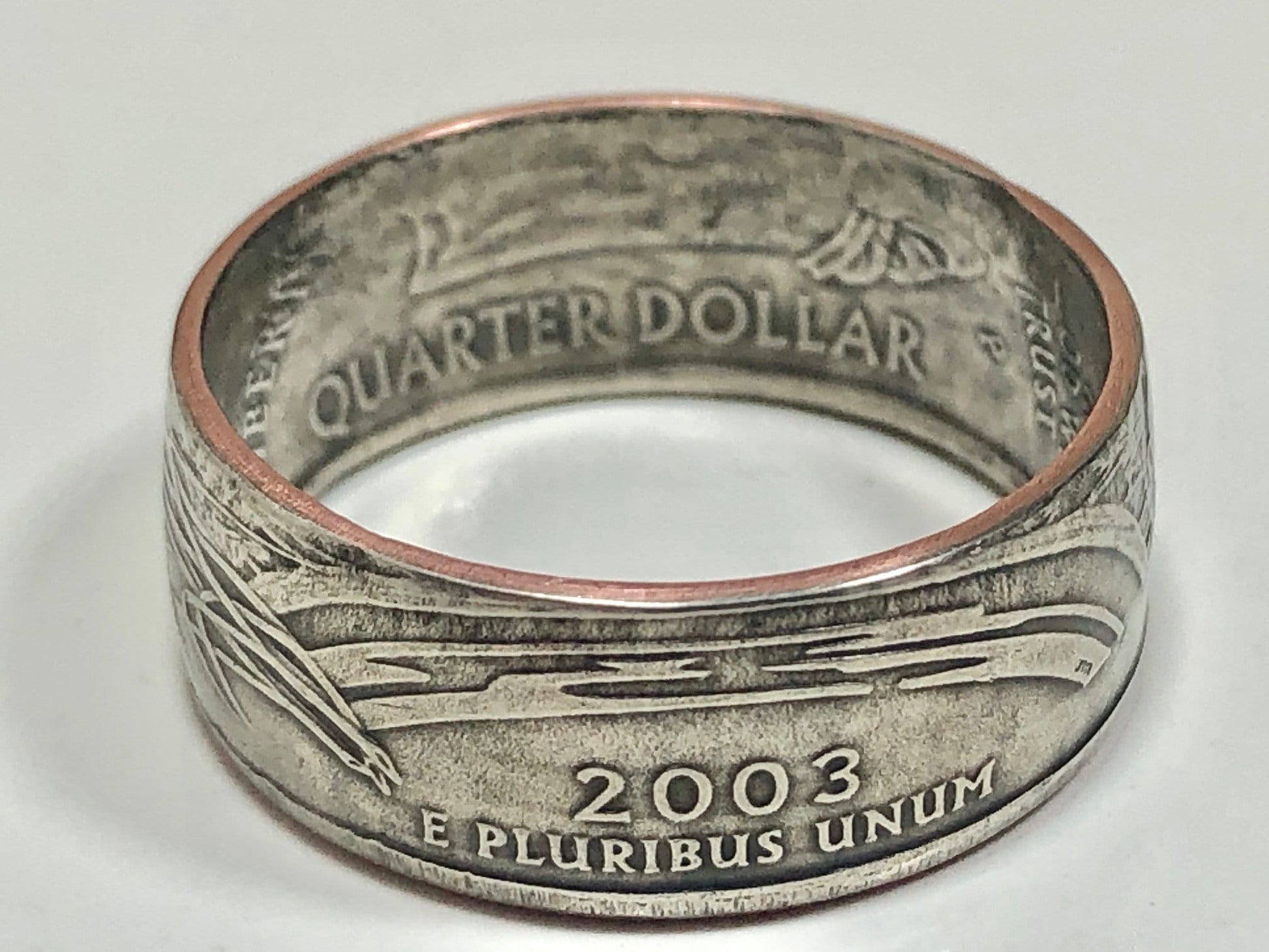 Arkansas Ring State Quarter Coin Ring HandMade