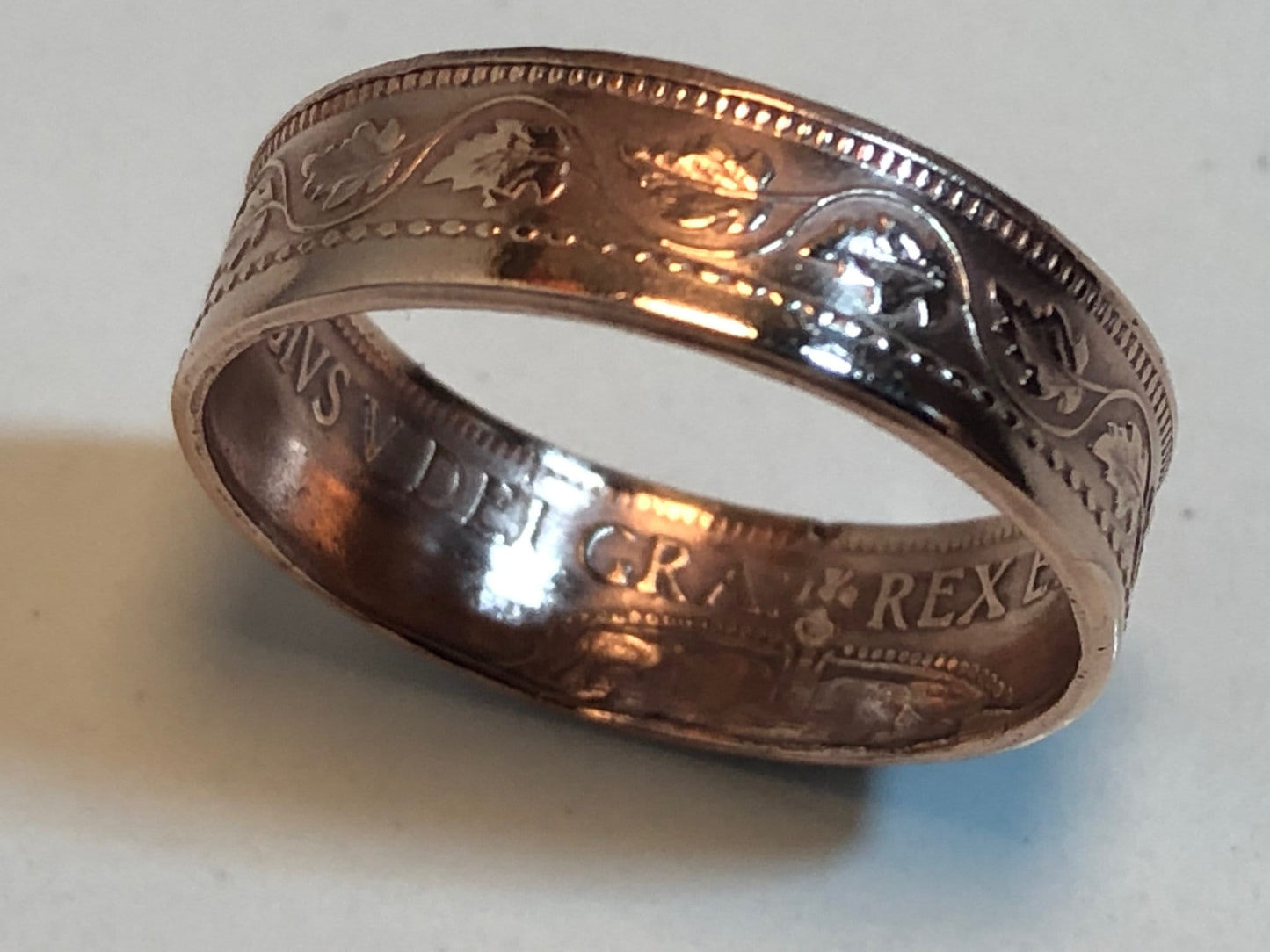 Canada Ring Large Penny Coin Ring Handmade Personal Jewelry Ring Gift For Friend Coin Ring Gift For Him Her World Coin Collector