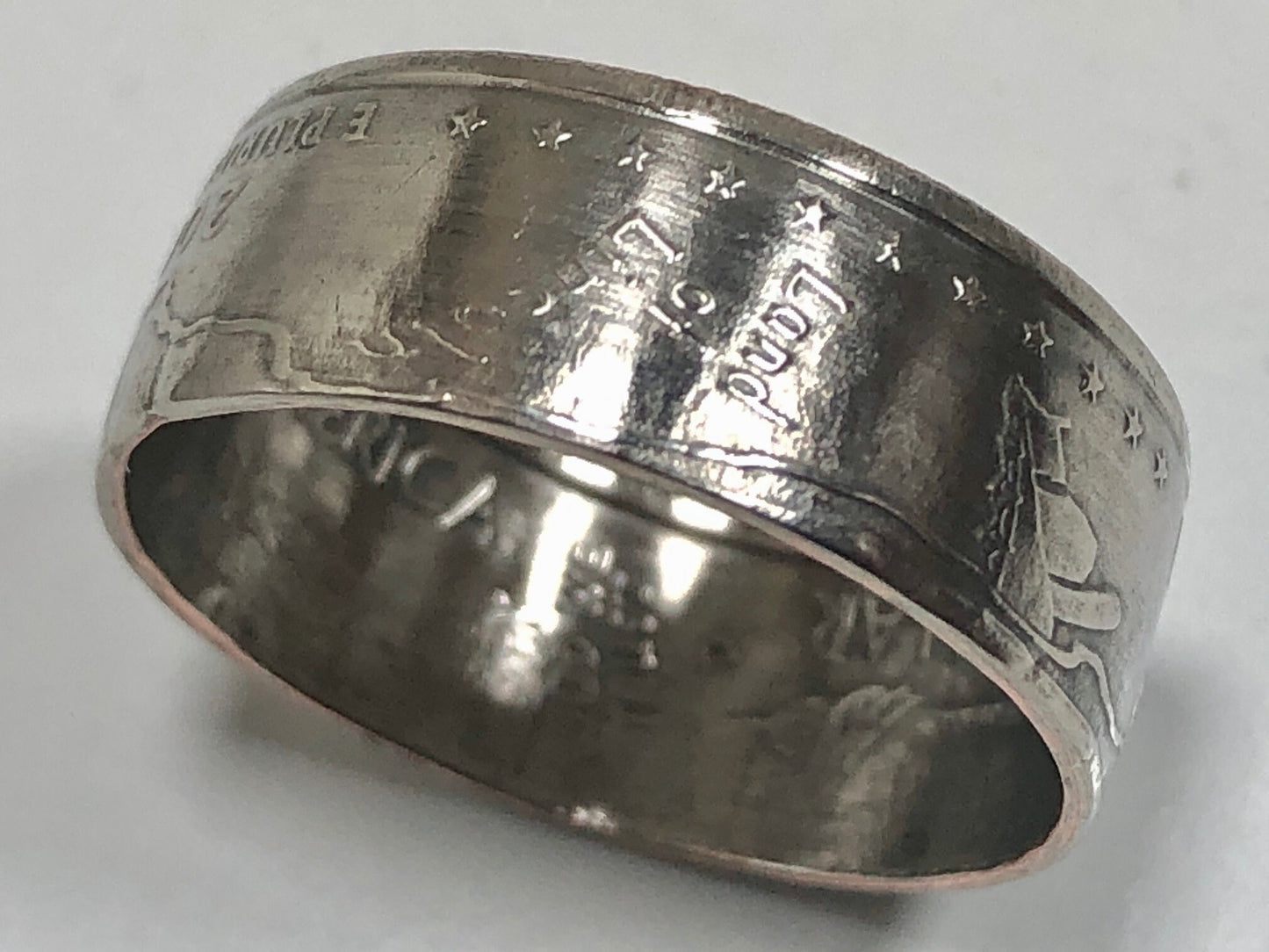 Illinois Ring State Quarter Coin Ring Hand Made
