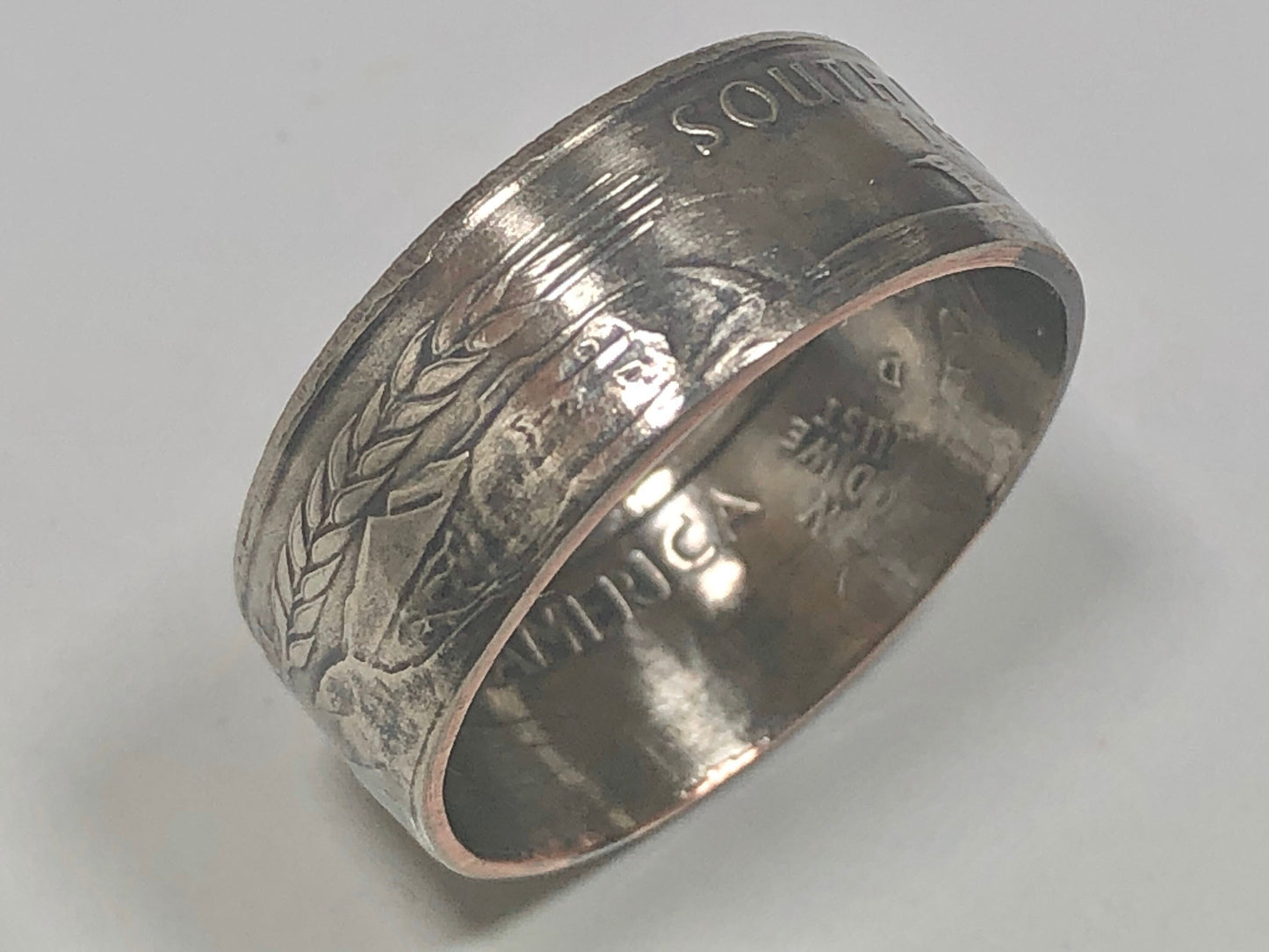 South Dakota Ring State Quarter Coin Ring Hand Made