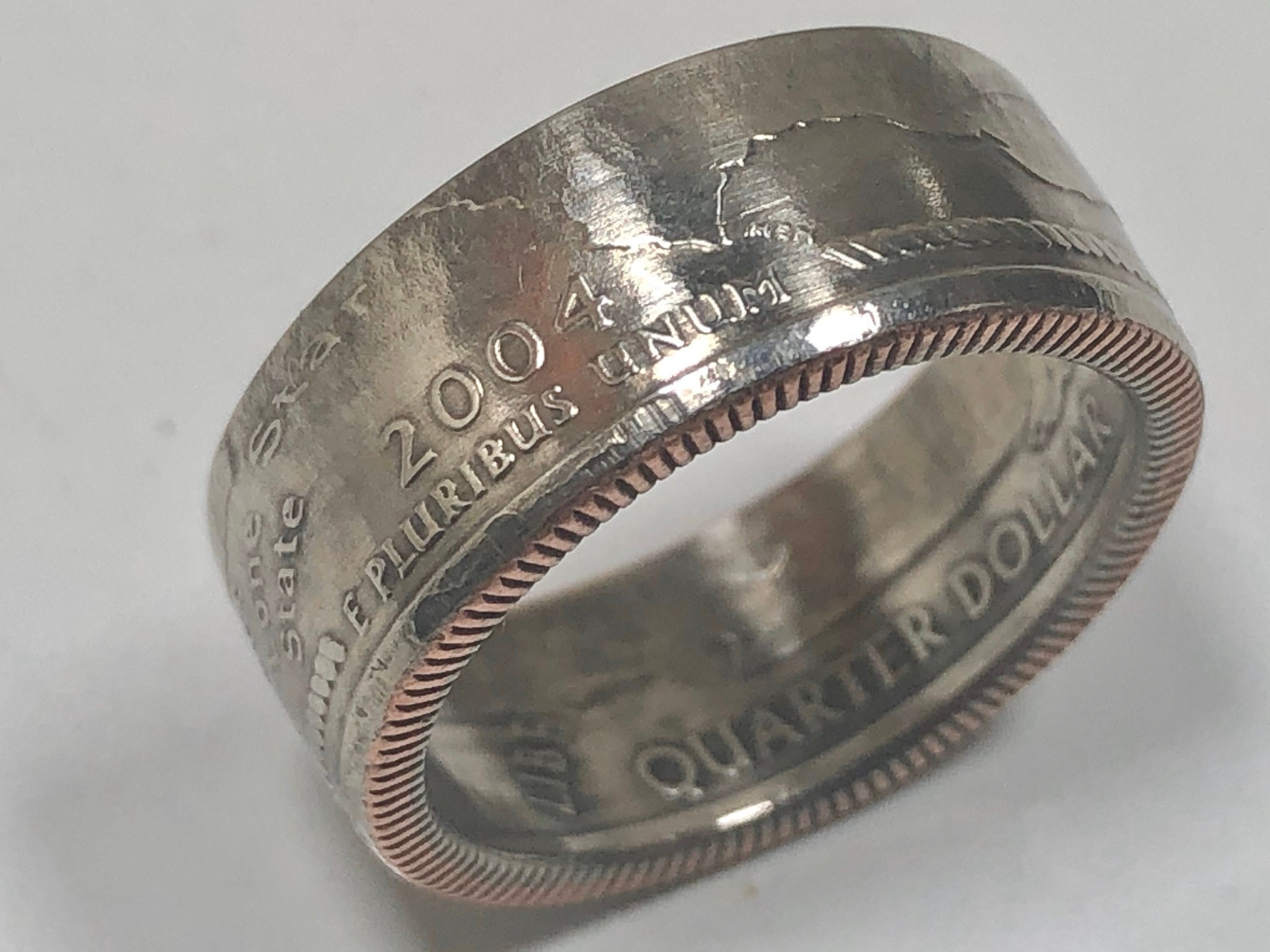 Texas Ring State Quarter Coin Ring Hand Made