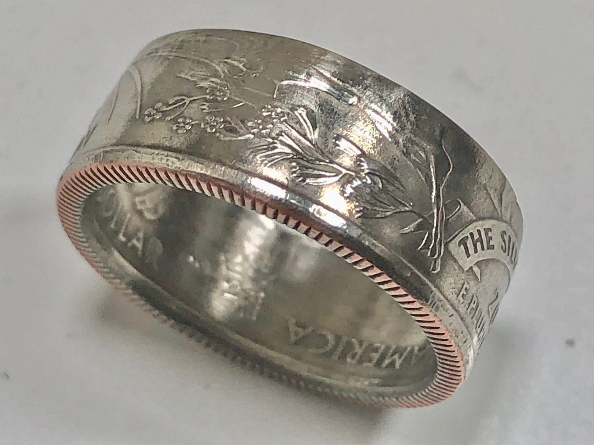 Nevada Ring State Quarter Coin Ring Hand Made