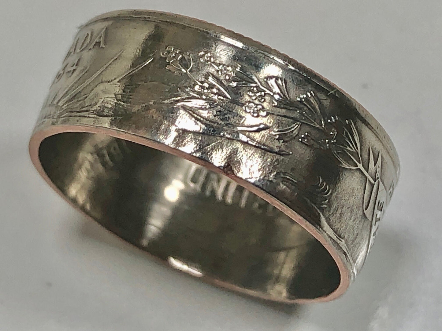 Nevada Ring State Quarter Coin Ring Hand Made