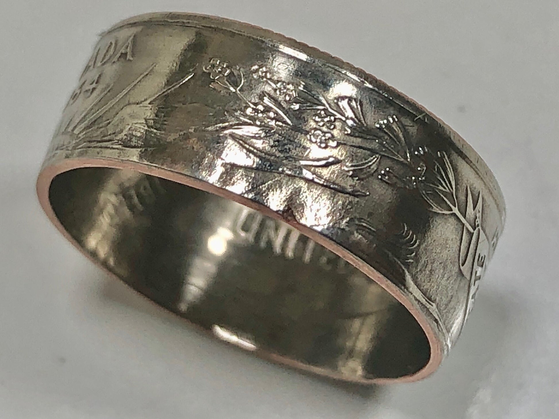 Nevada Ring State Quarter Coin Ring Hand Made