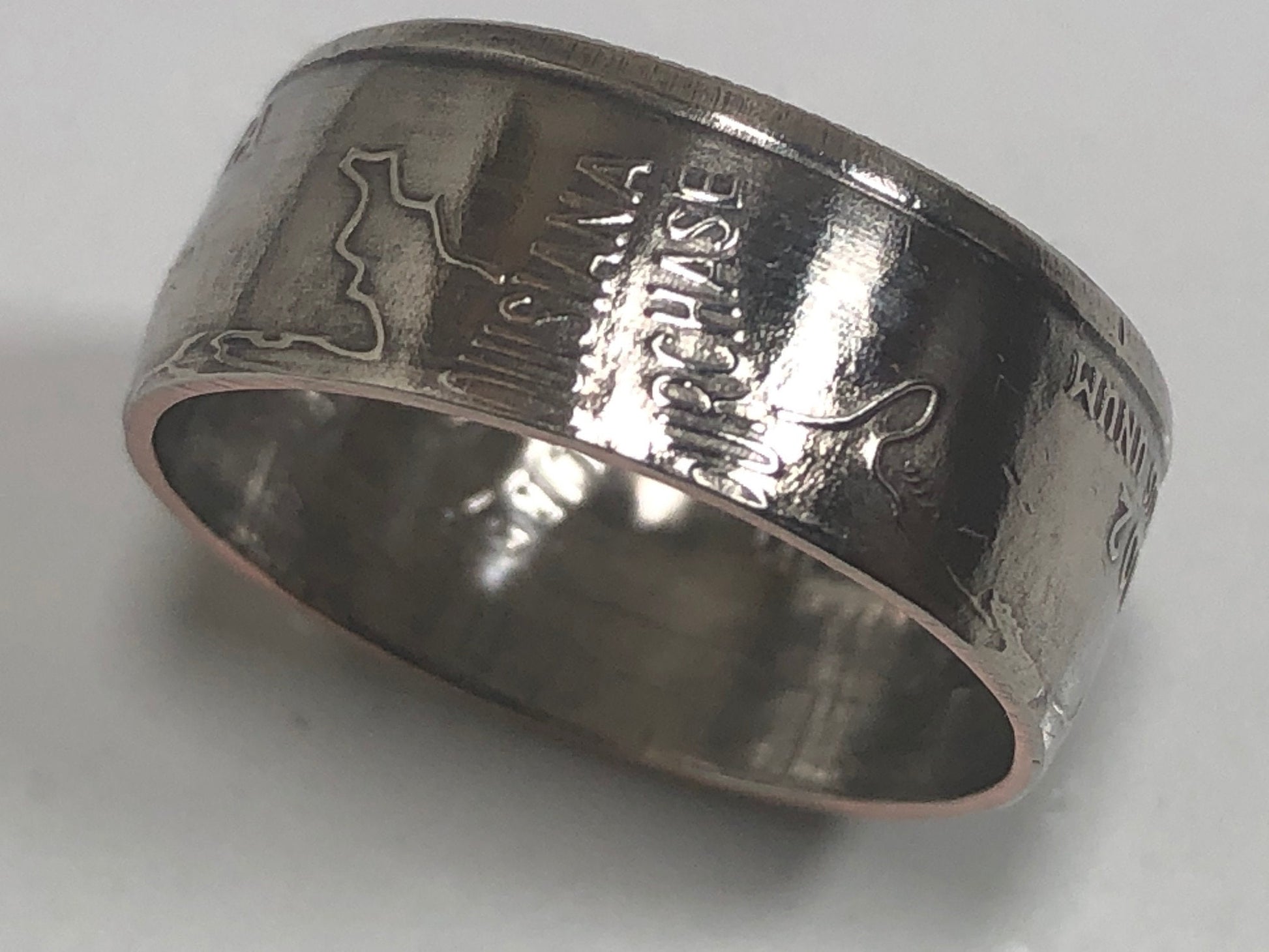 Louisiana Ring State Quarter Coin Ring