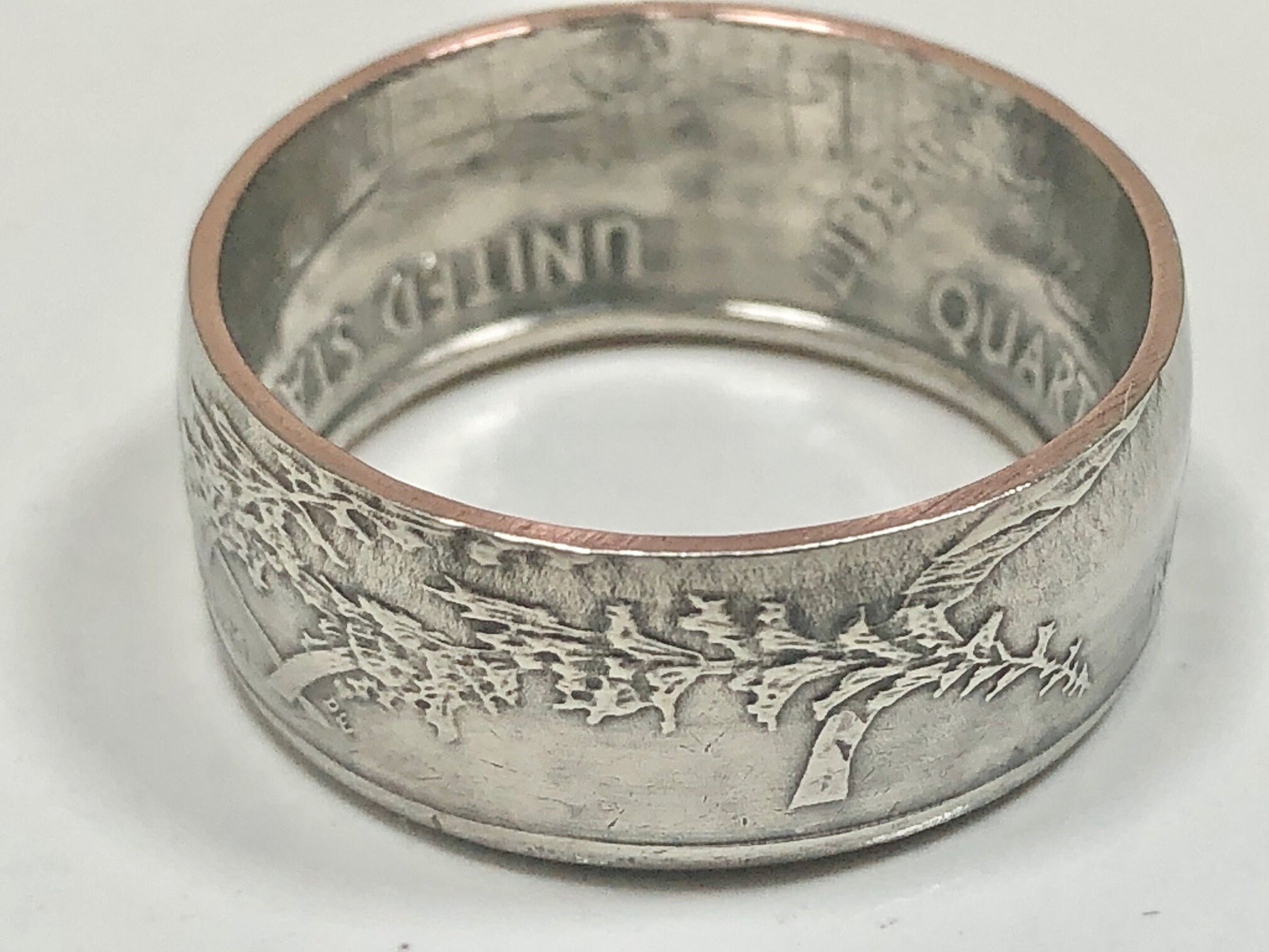Oregon Ring State Quarter Coin Ring - Hand Made