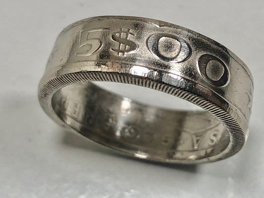 Portugal Ring Republica Portuguese Coin Ring Handmade Personal Jewelry Ring Gift For Friend Coin Ring Gift For Him Her World Coin Collector
