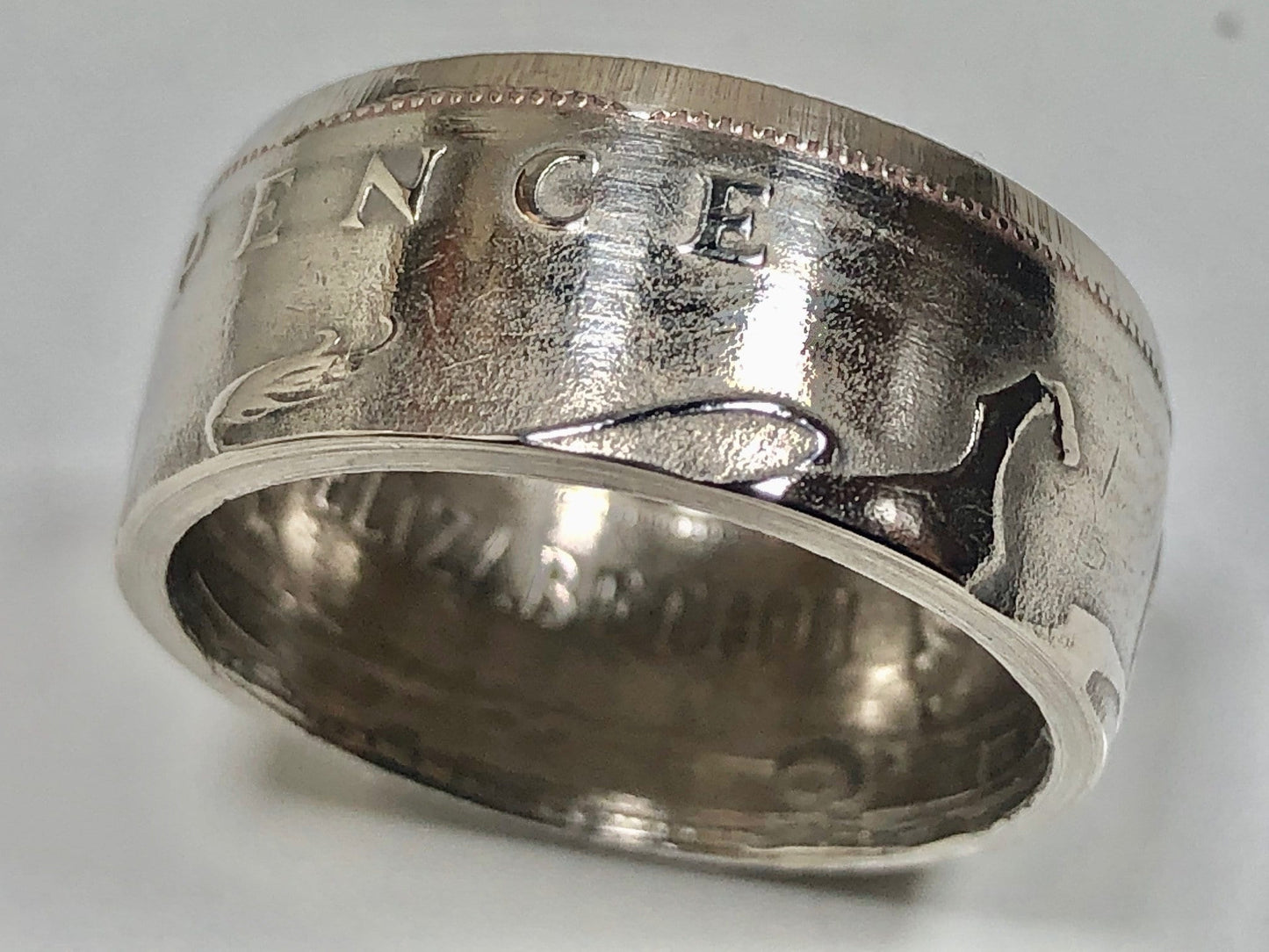 Britain Ring 10 New Pence England British Coin Ring Handmade Personal Jewelry Ring Gift For Friend Gift For Him Her World Coin Collector