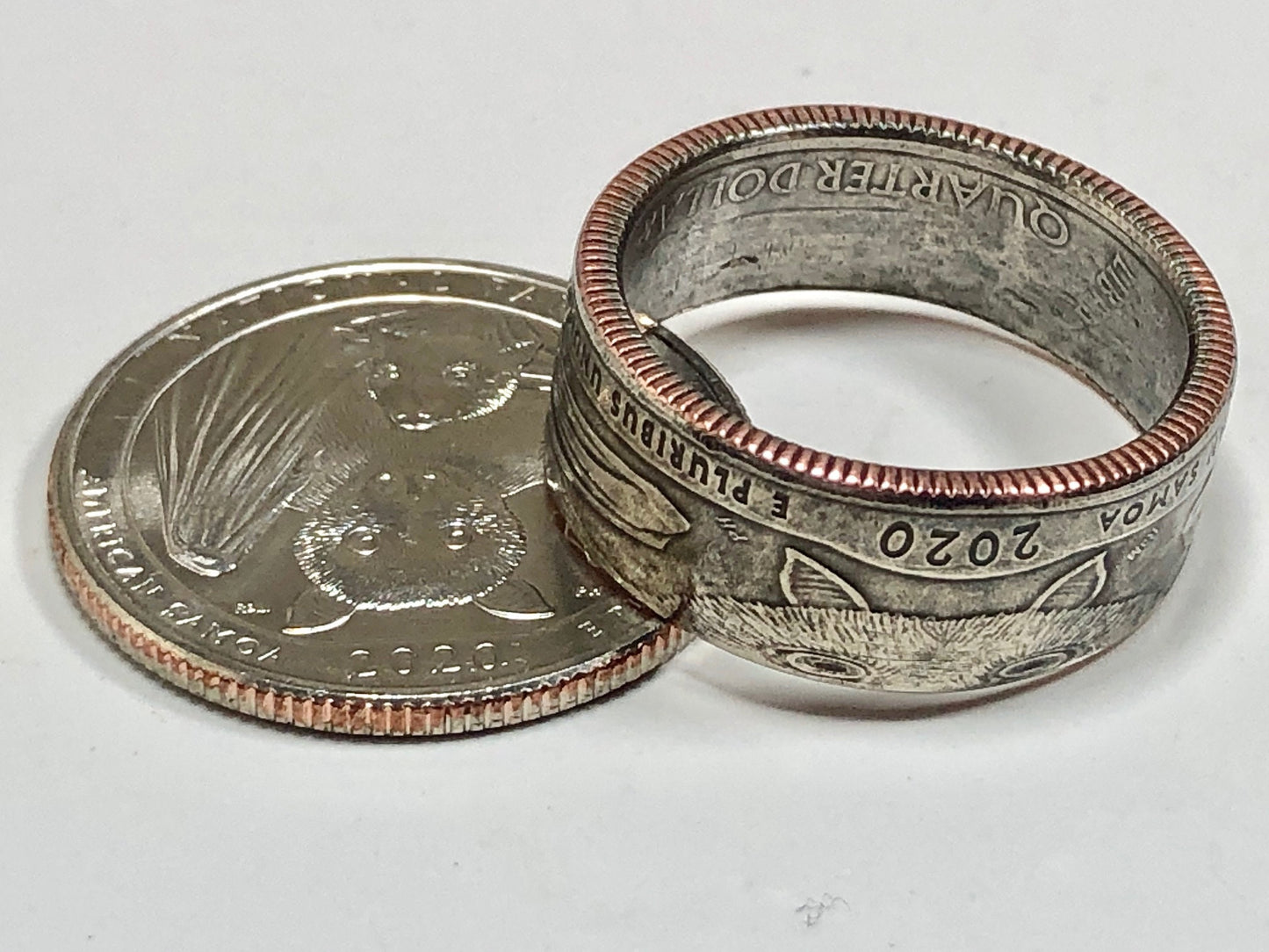 Samoa Ring American Samoa National Park Quarter Coin Ring