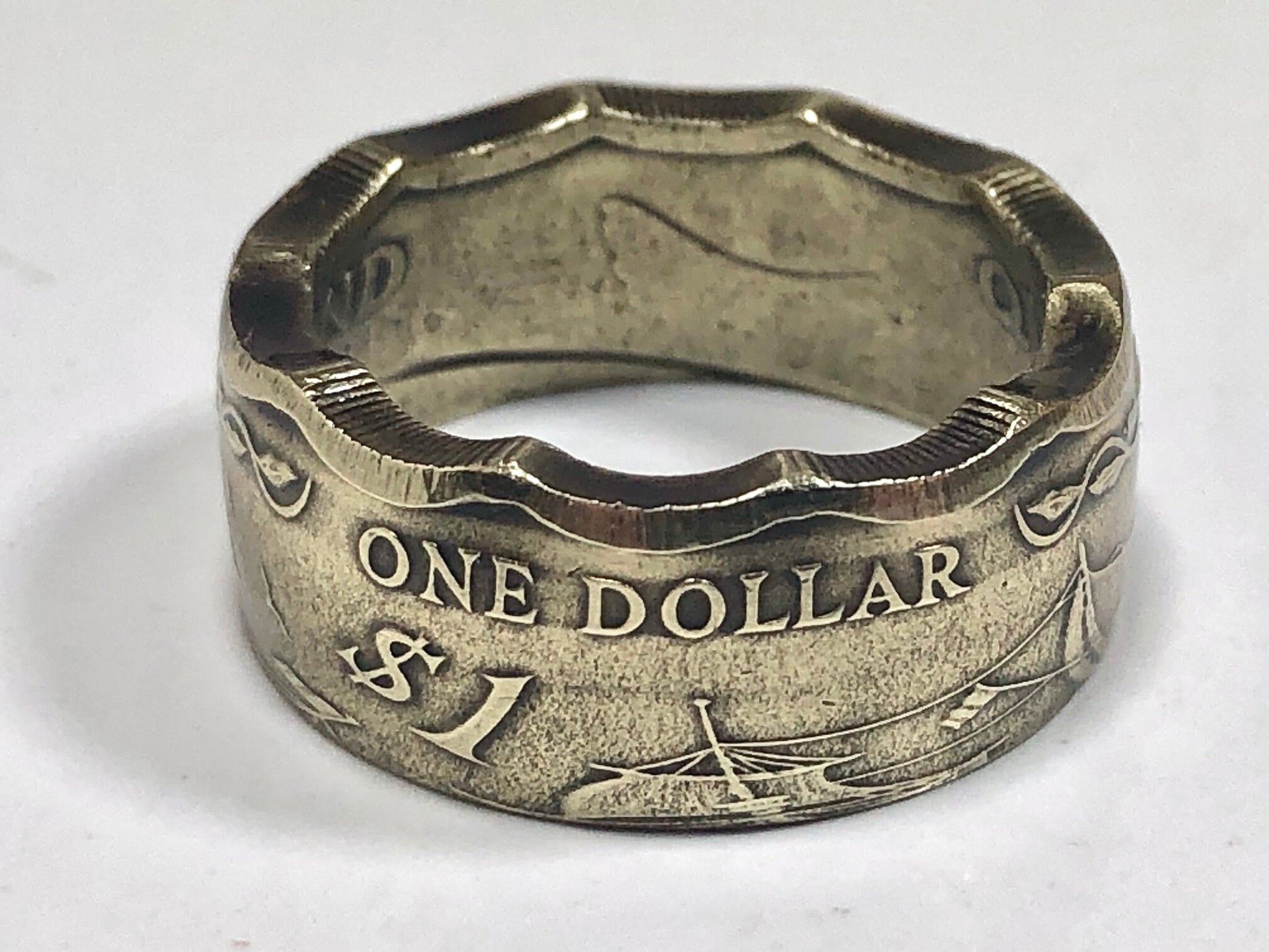 Belize Ring One Dollar Coin Ring Handmade Personal Jewelry Ring Gift For Friend Coin Ring Gift For Him Her World Coin Collector