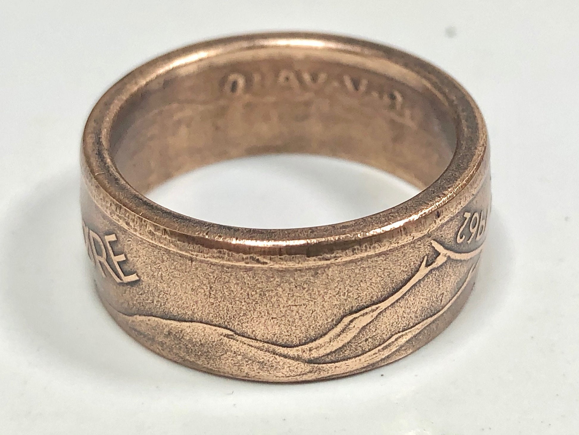 Norway 5 Ore Norwegian Coin Ring Handmade Personal Jewelry Ring Gift For Friend Coin Ring Gift For Him Her World Coin Collector