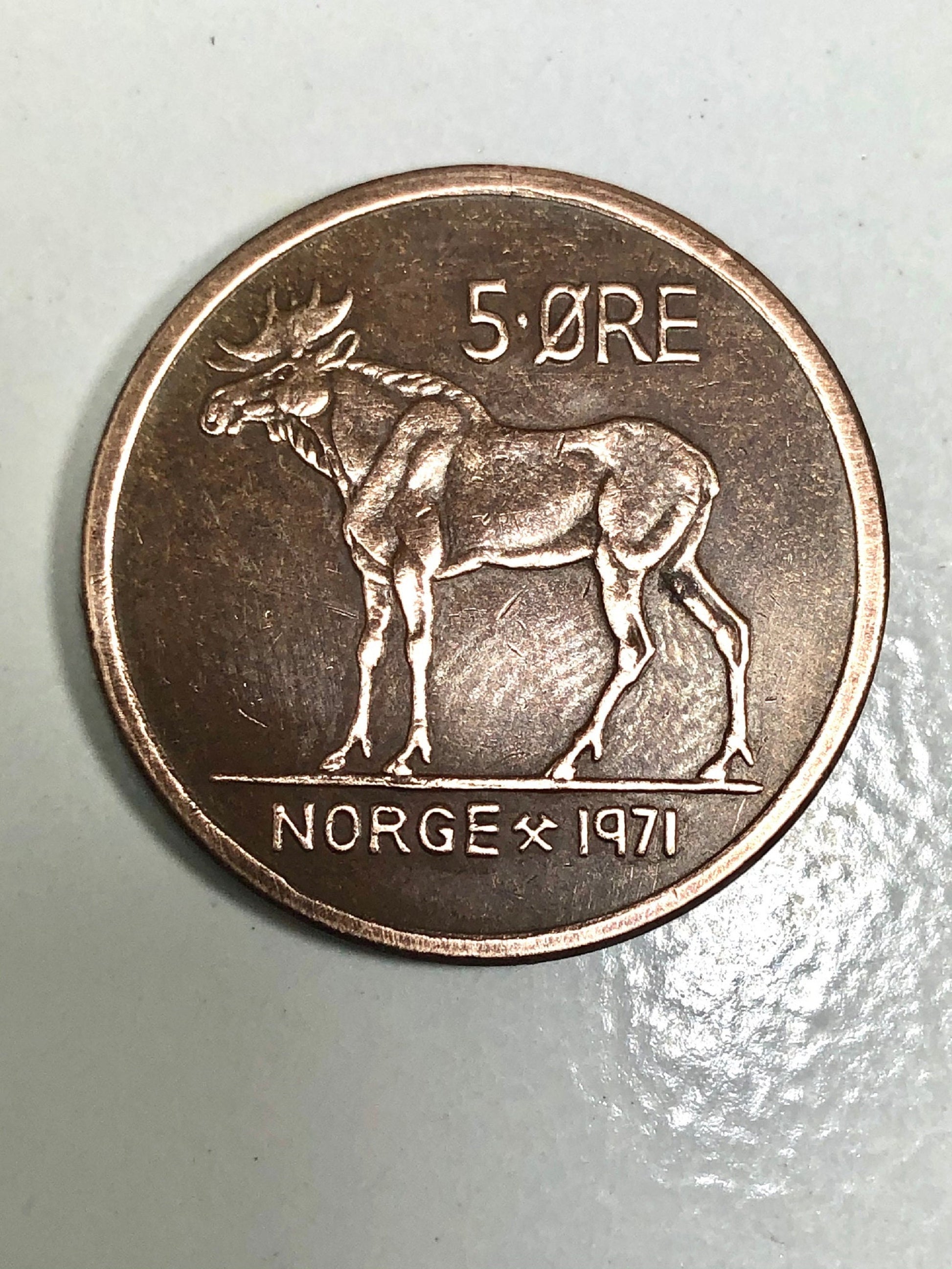 Norway 5 Ore Norwegian Coin Ring Handmade Personal Jewelry Ring Gift For Friend Coin Ring Gift For Him Her World Coin Collector