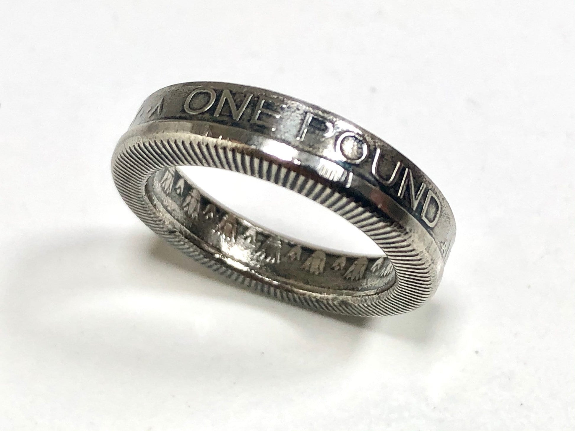 Egypt Coin Ring Egyptian 1 Pound Handmade Personal Custom Charm Ring Gift For Friend Coin Ring Gift For Him Her World Coin Collector