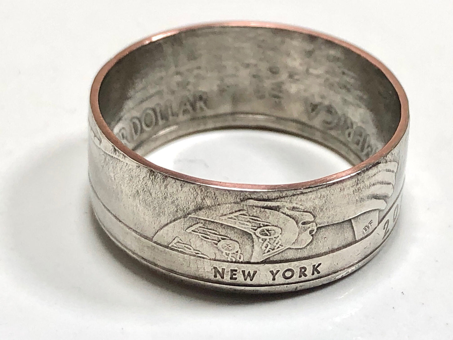 USA Ring New York Saratoga National Historical Park Quarter Coin Ring