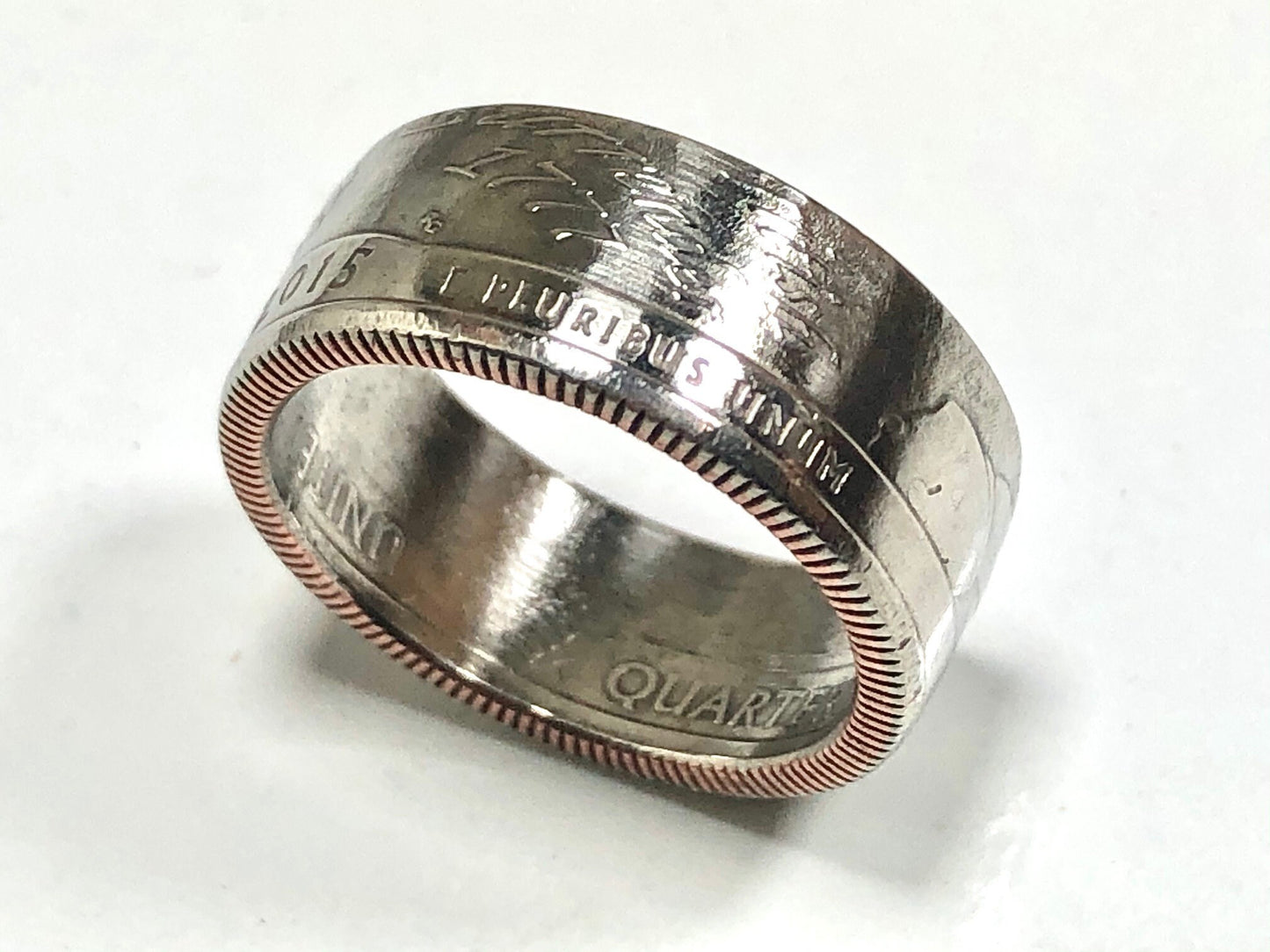 USA Ring New York Saratoga National Historical Park Quarter Coin Ring