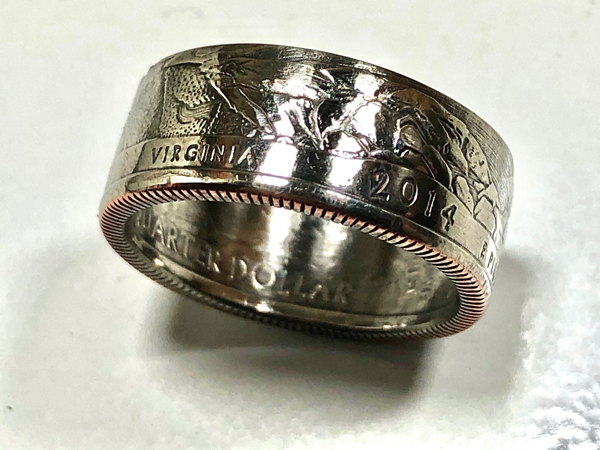 USA Ring Virginia Shenandoah National Park Quarter Coin Ring