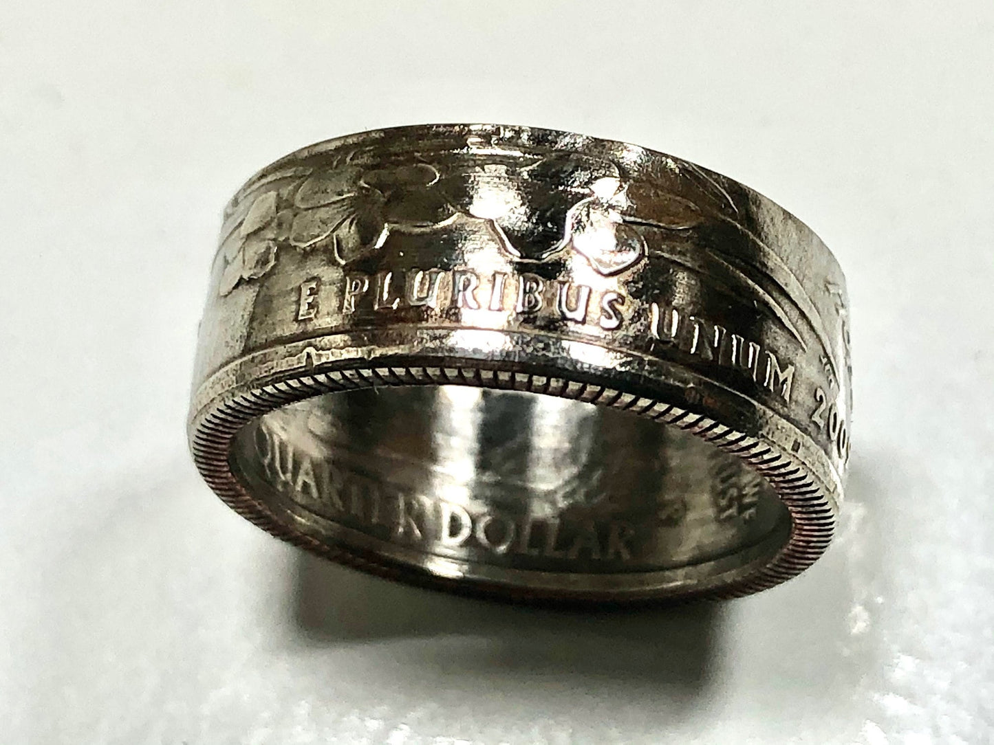 USA Ring U.S. Virgin Islands Quarter Coin Ring