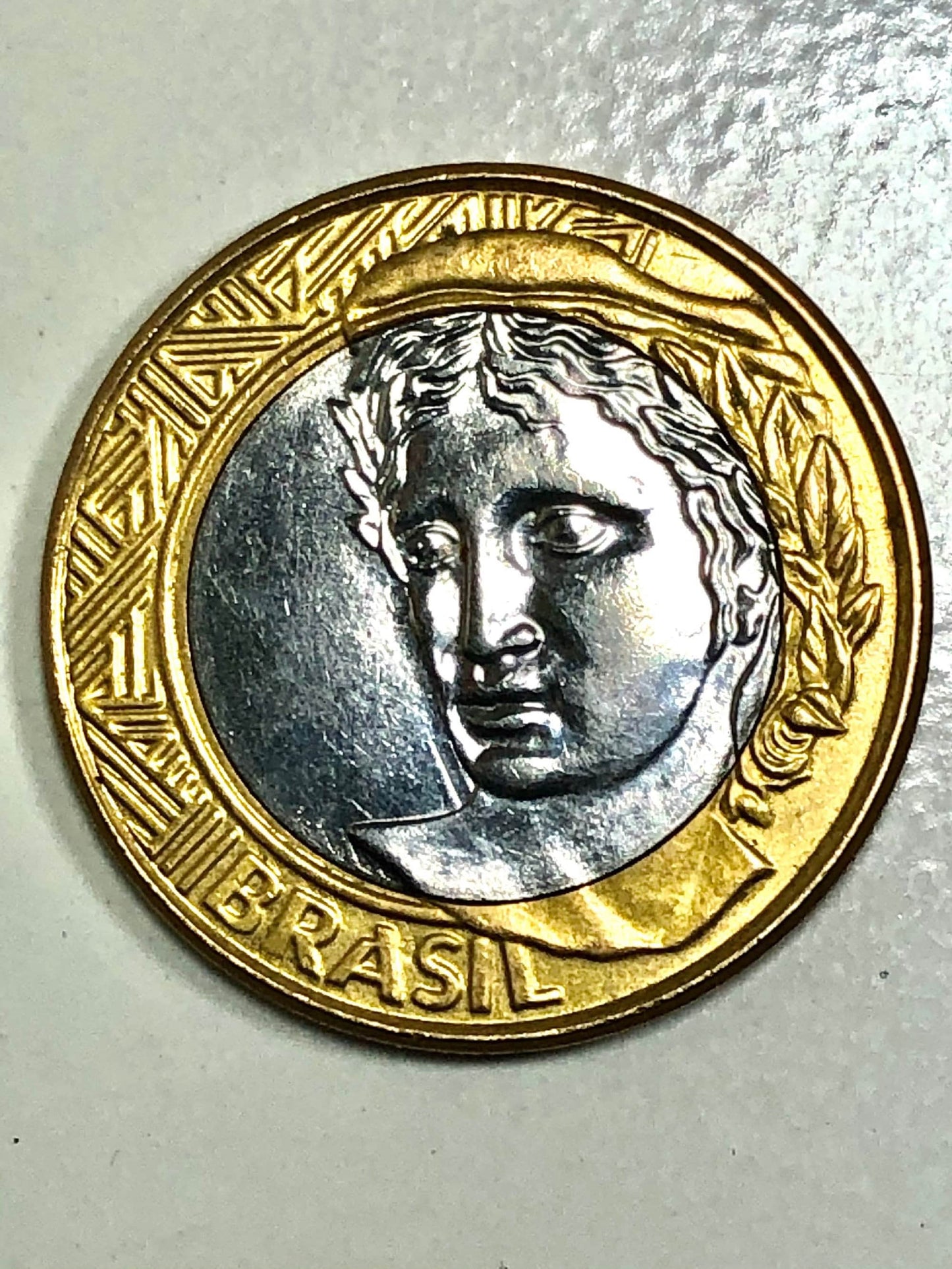 Brazil Coin Ring Vintage Brazilian 1 Real Handmade Personal Jewelry Ring Gift For Friend Coin Ring Gift For Him Her World Coin Collector