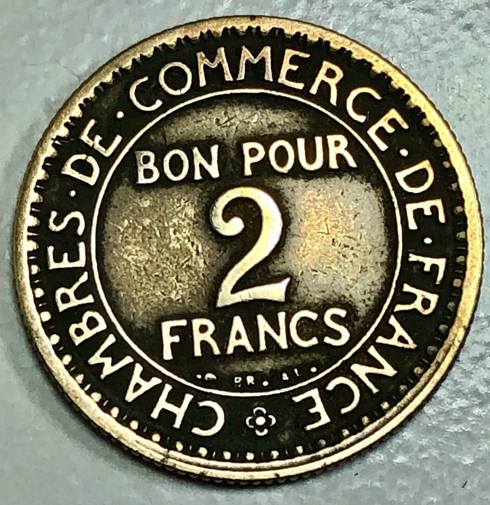 France Ring 2 Francs Chamber of Commerce Coin Ring Handmade Personal Jewelry Ring Gift For Friend Coin Ring For Him Her World Coin Collector
