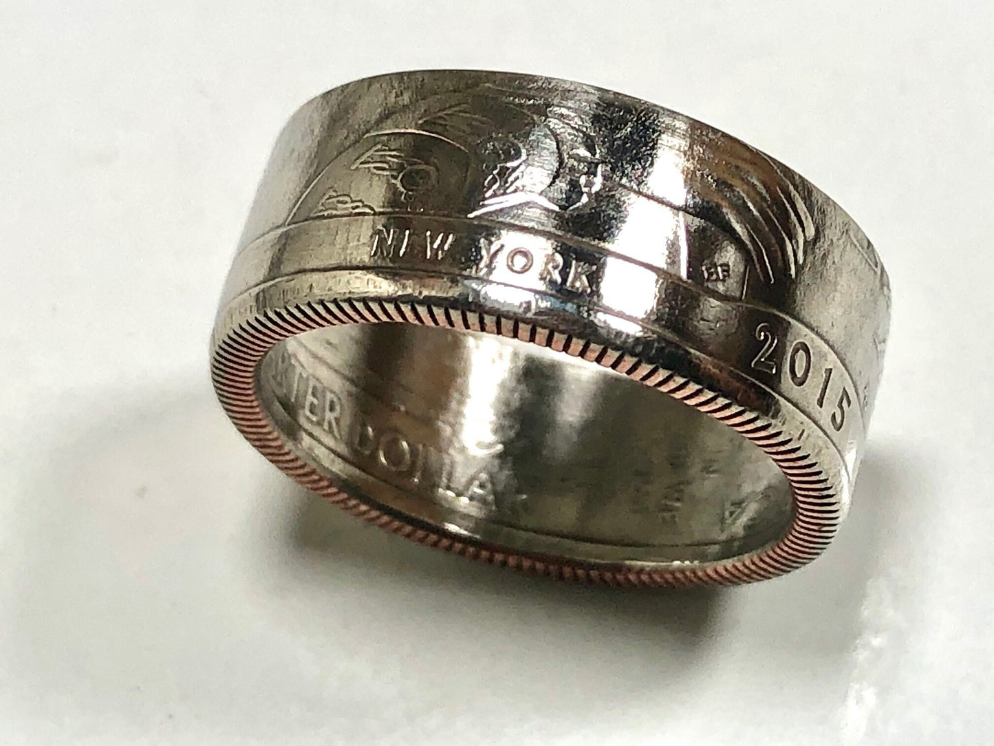 USA Ring New York Saratoga National Historical Park Quarter Coin Ring