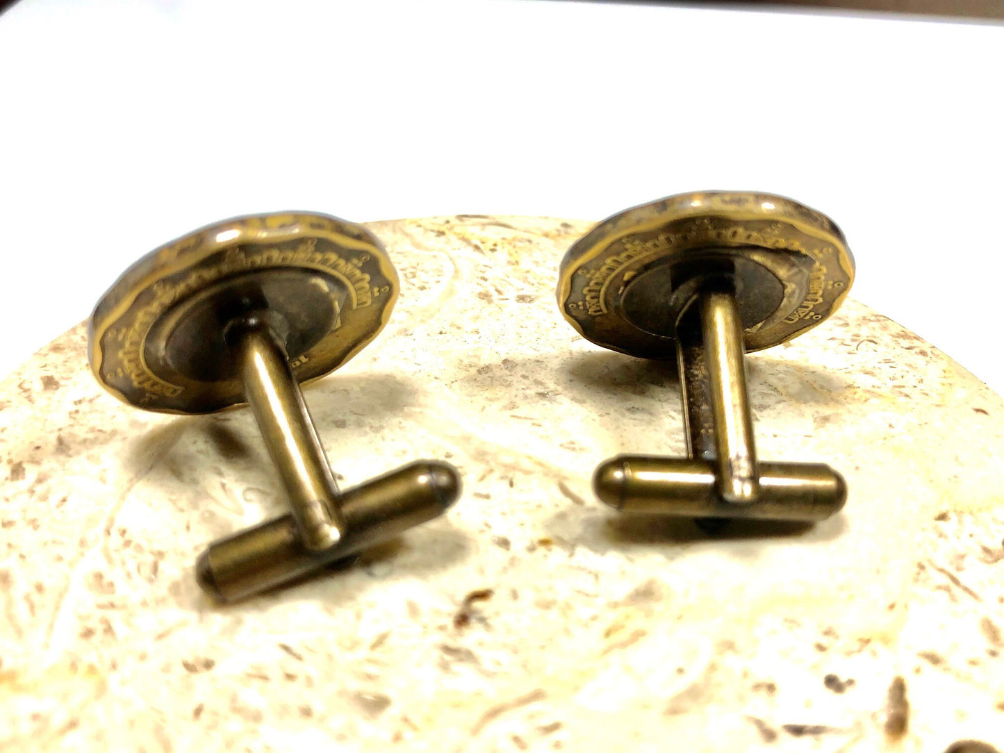 Mexico Coin Cufflinks Mexican Custom Made Personal Cufflinks Old Vintage Handmade Jewelry Gift Friend Charm For Him Her World Coin Collector