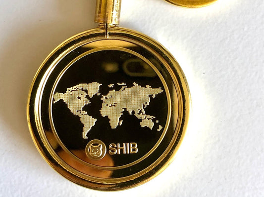 SHIB Shiba Crypto Currency Keychain - Metal Crypto Coins - Cryptocurrency - Collectable - Souvenir - Token - Shiba to the Moon!